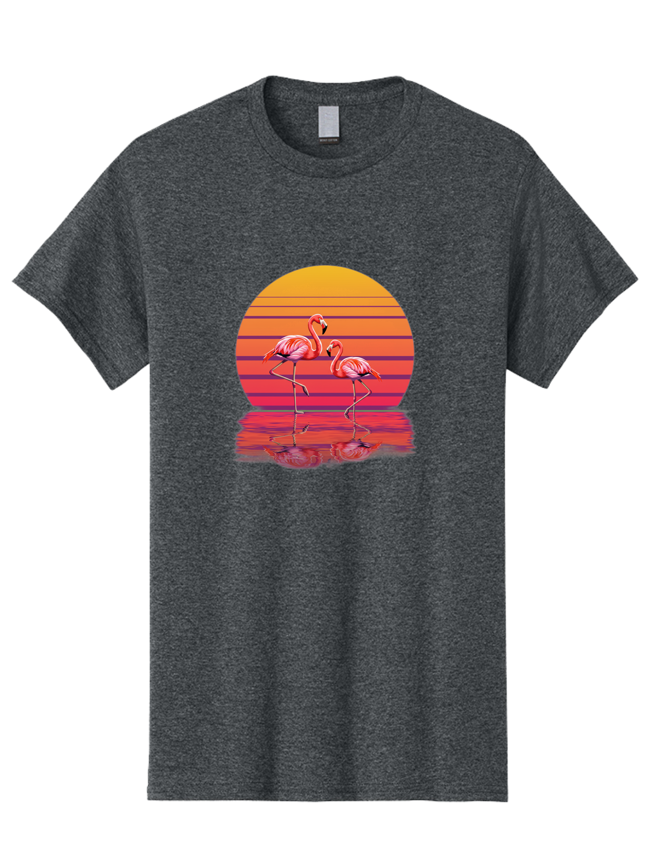 Flamingos-3 Men'S Graphic Tee, 100% Cotton, Comfortable Casual Summer Wear, Machine Washable, Vintage Camera, Old Camera, Antique Camera, Black Camera, Classic Photography, Photography Equipment, Nostalgic Device, Film Camera, Camera Art Bai854