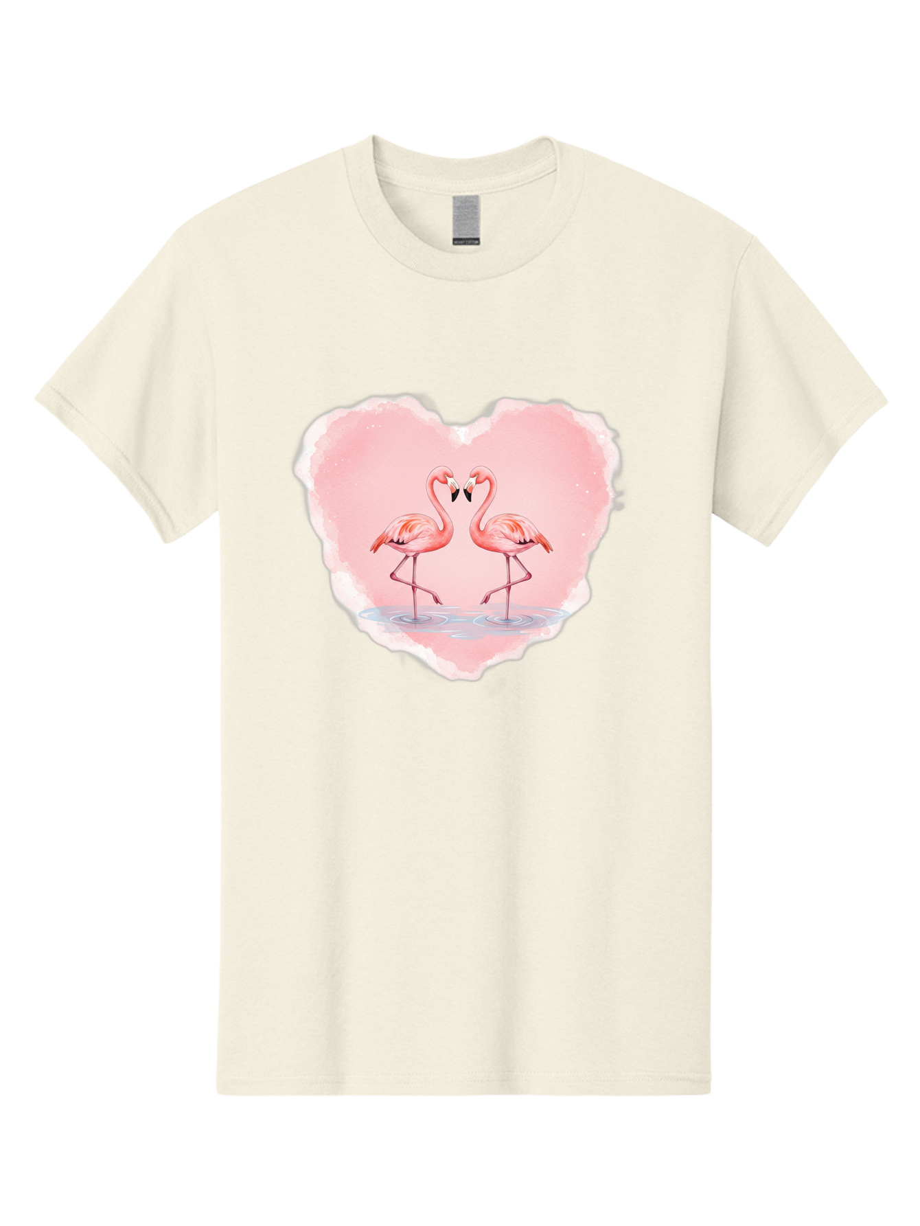 Flamingos-Forming-Heart Men'S Graphic Tee, 100% Cotton, Comfortable Casual Summer Wear, Machine Washable, Vintage Camera, Old Camera, Antique Camera, Black Camera, Classic Photography, Photography Equipment, Nostalgic Device, Film Camera, Bai858