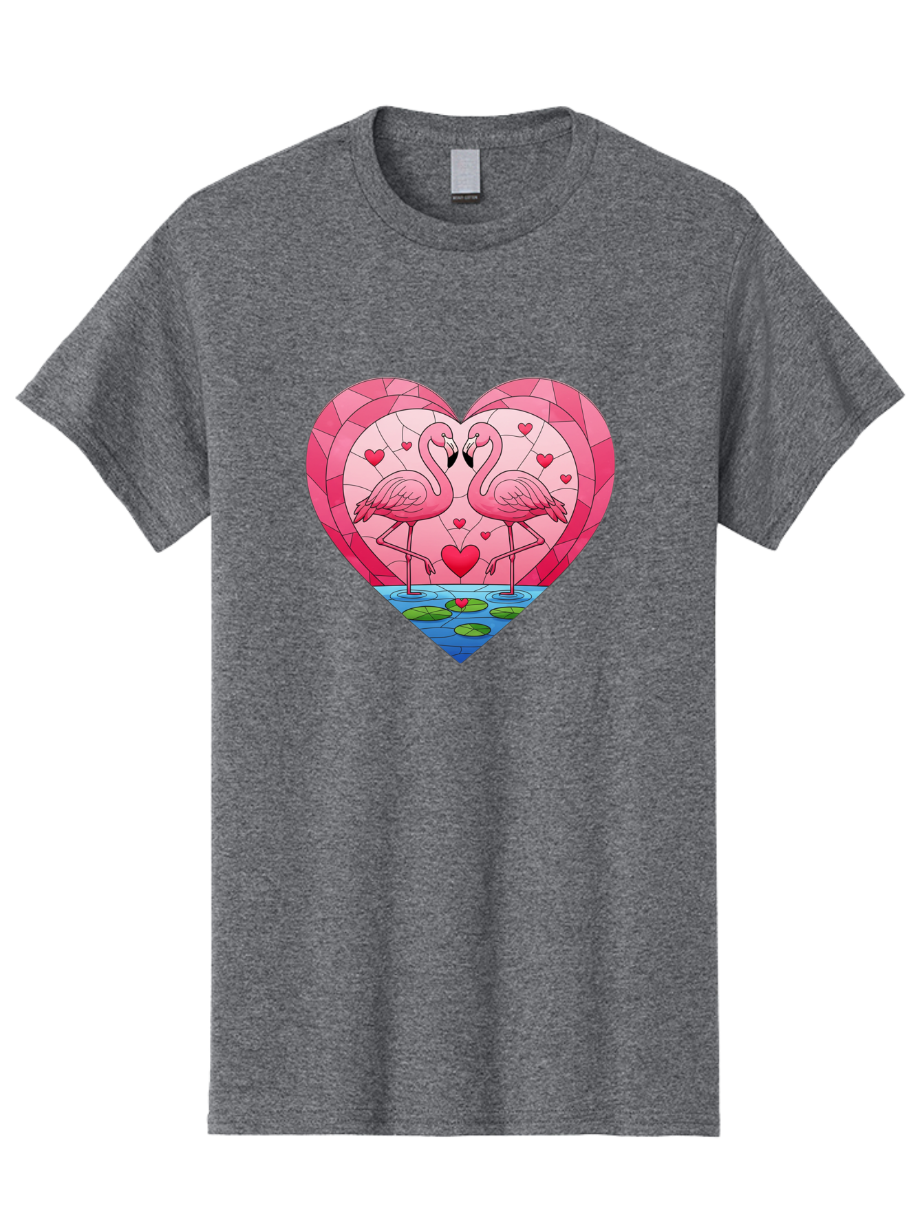 Flamingos-In-Heart-4 Men'S Graphic Tee, 100% Cotton, Comfortable Casual Summer Wear, Machine Washable, Vintage Camera, Old Camera, Antique Camera, Black Camera, Classic Photography, Photography Equipment, Nostalgic Device, Film Camera, Bai866