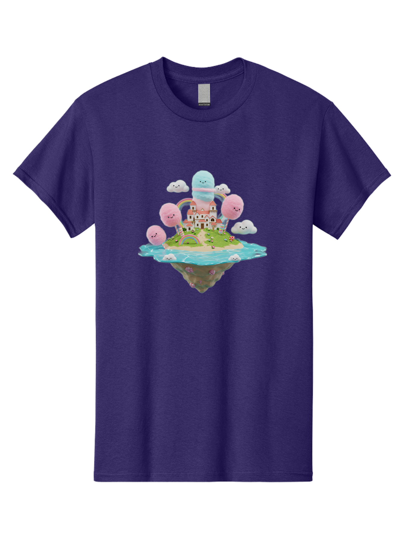Floating-Castle-With-Smiling-Cotton-Candy-Clouds Men'S Graphic Tee, 100% Cotton, Comfortable Casual Summer Wear, Machine Washable, Vintage Camera, Old Camera, Antique Camera, Black Camera, Classic Photography, Photography Equipment, Bai871