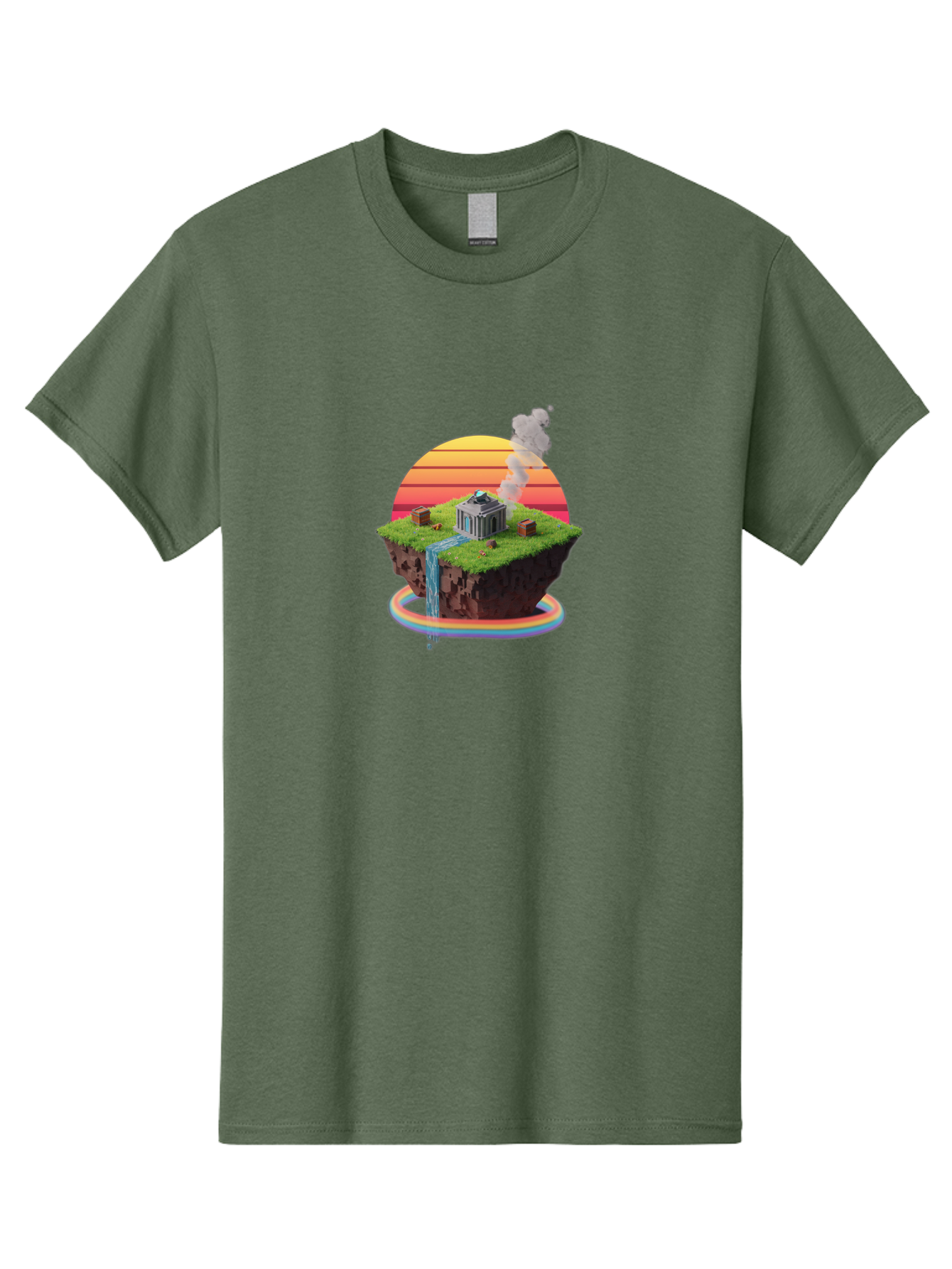 Floating-Island-4 Men'S Graphic Tee, 100% Cotton, Comfortable Casual Summer Wear, Machine Washable, Vintage Camera, Old Camera, Antique Camera, Black Camera, Classic Photography, Photography Equipment, Nostalgic Device, Film Camera, Camera Art Bai878