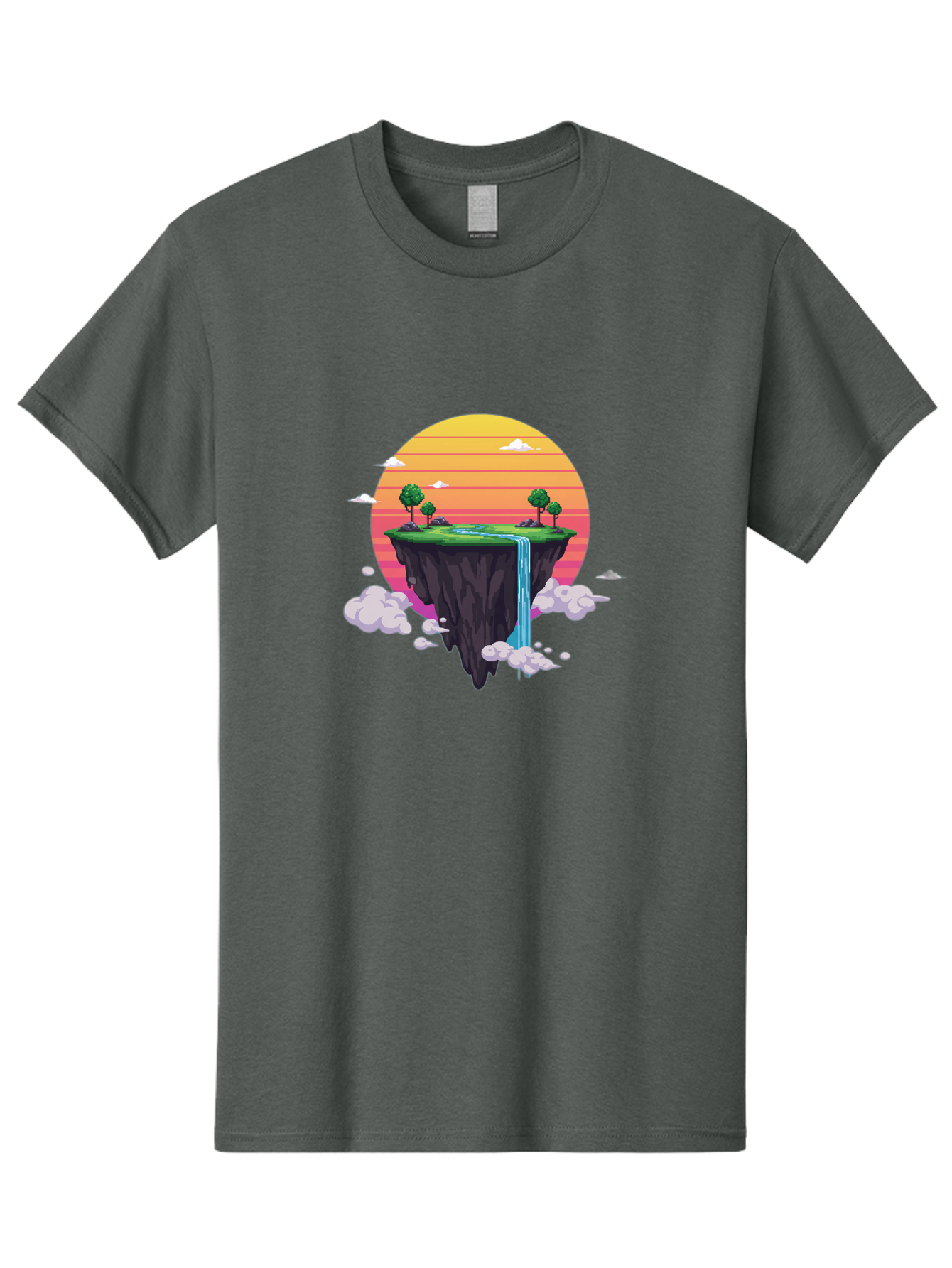 Floating-Island-6 Men'S Graphic Tee, 100% Cotton, Comfortable Casual Summer Wear, Machine Washable, Vintage Camera, Old Camera, Antique Camera, Black Camera, Classic Photography, Photography Equipment, Nostalgic Device, Film Camera, Camera Art Bai880