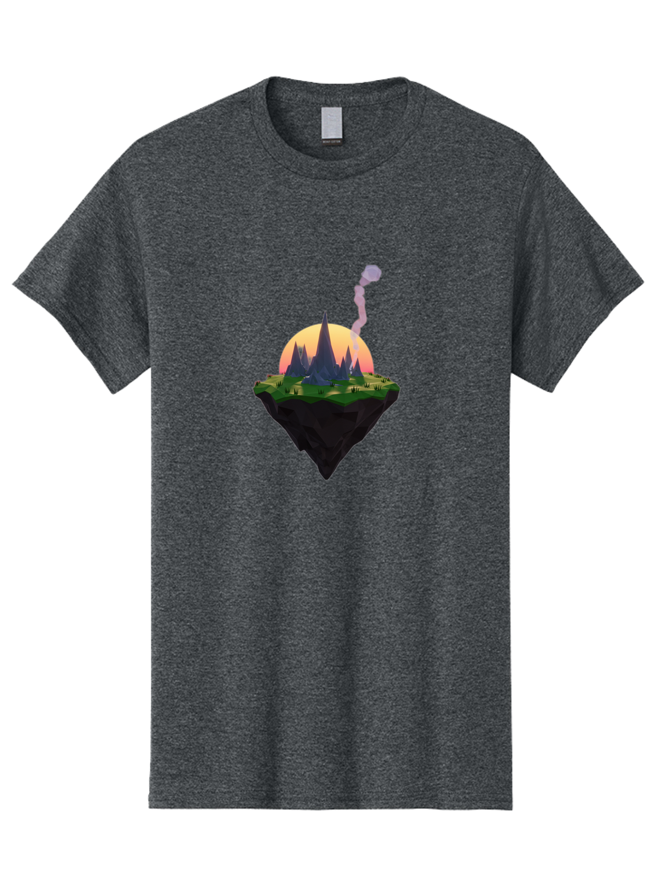 Floating-Island-With-Castle Men'S Graphic Tee, 100% Cotton, Comfortable Casual Summer Wear, Machine Washable, Vintage Camera, Old Camera, Antique Camera, Black Camera, Classic Photography, Photography Equipment, Nostalgic Device, Film Camera, Bai884
