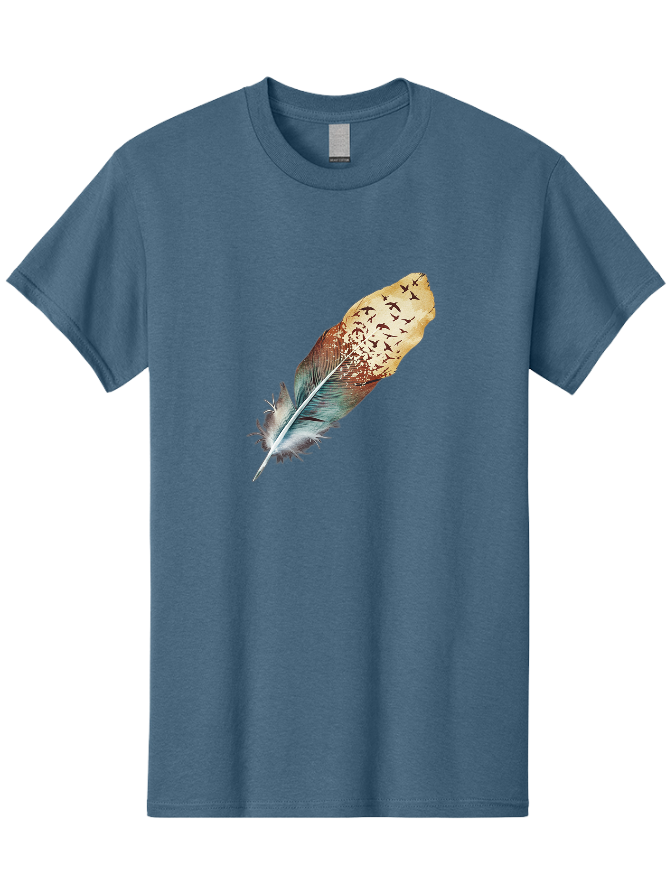 Flock-Of-Birds-Feather Men'S Graphic Tee, 100% Cotton, Comfortable Casual Summer Wear, Machine Washable, Vintage Camera, Old Camera, Antique Camera, Black Camera, Classic Photography, Photography Equipment, Nostalgic Device, Film Camera, Bai892