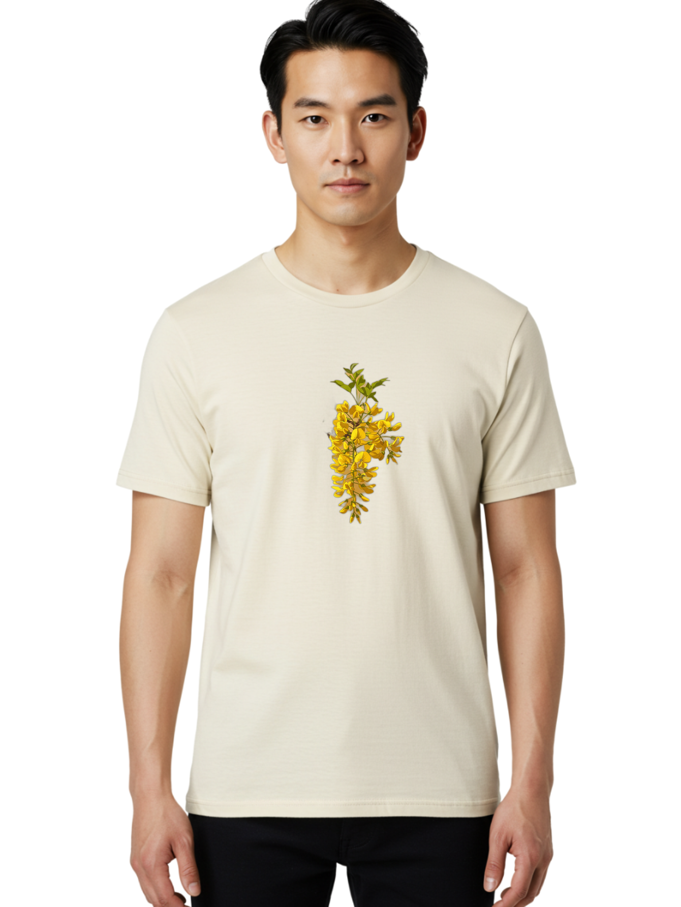 Forsythia Men'S Graphic Tee, 100% Cotton, Comfortable Casual Summer Wear, Machine Washable, Vintage Camera, Old Camera, Antique Camera, Black Camera, Classic Photography, Photography Equipment, Nostalgic Device, Film Camera, Camera Art Bai896