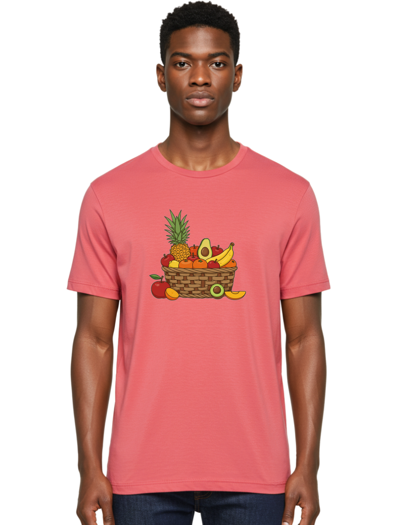 Fruit-Basket-12 Men'S Graphic Tee, 100% Cotton, Comfortable Casual Summer Wear, Machine Washable, Vintage Camera, Old Camera, Antique Camera, Black Camera, Classic Photography, Photography Equipment, Nostalgic Device, Film Camera, Camera Art Bai901