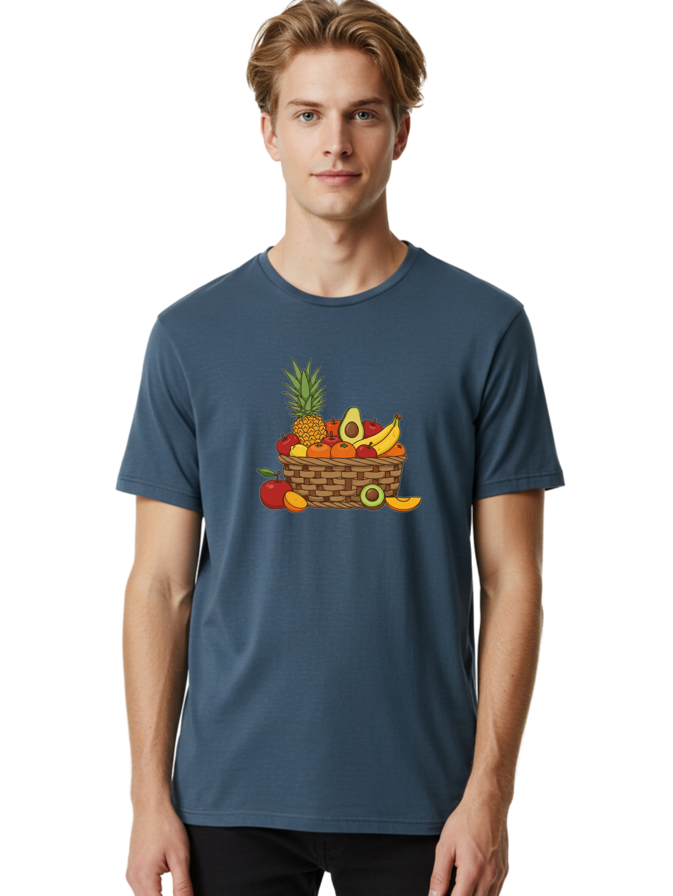 Fruit-Basket-12 Men'S Graphic Tee, 100% Cotton, Comfortable Casual Summer Wear, Machine Washable, Vintage Camera, Old Camera, Antique Camera, Black Camera, Classic Photography, Photography Equipment, Nostalgic Device, Film Camera, Camera Art Bai901