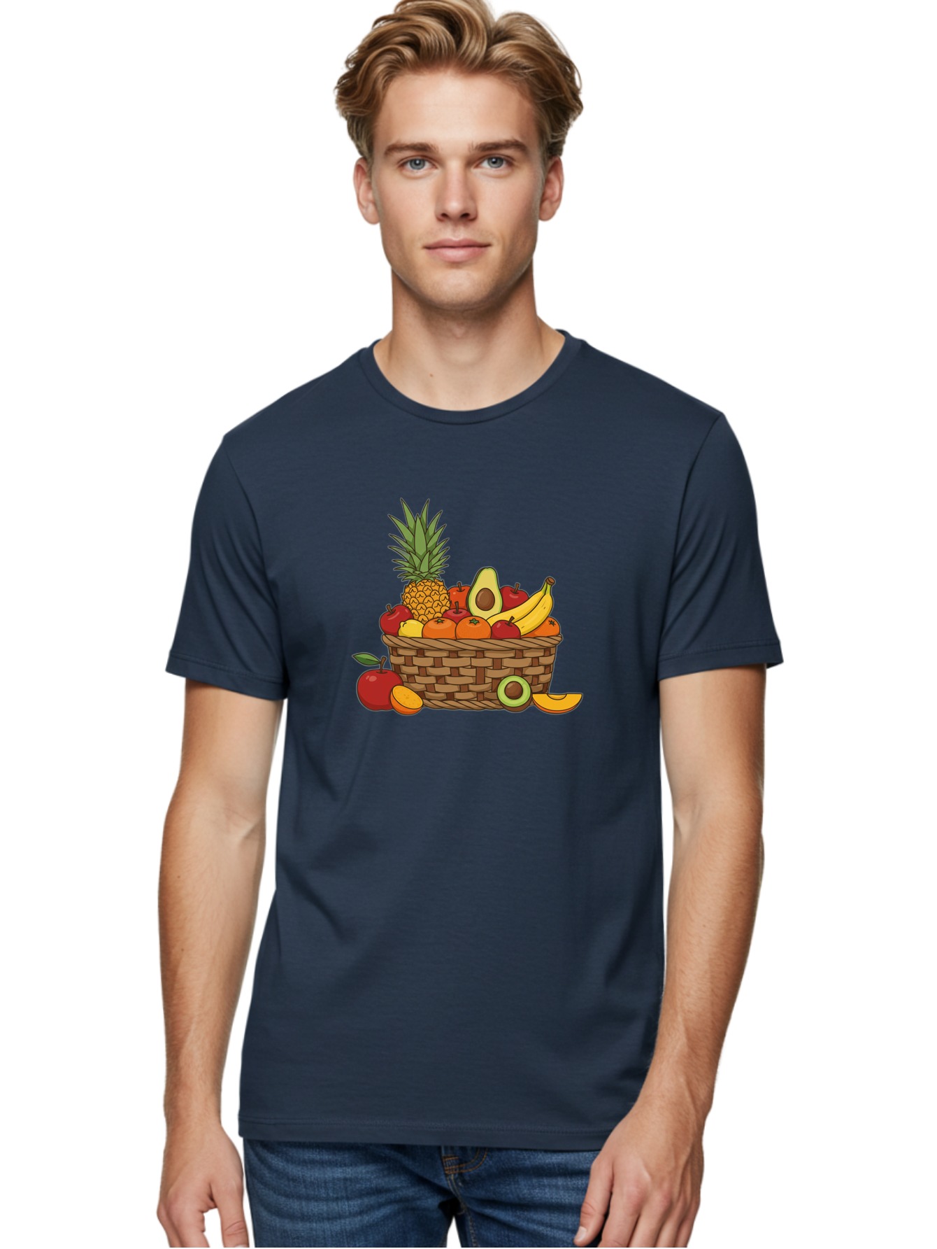Fruit-Basket-12 Men'S Graphic Tee, 100% Cotton, Comfortable Casual Summer Wear, Machine Washable, Vintage Camera, Old Camera, Antique Camera, Black Camera, Classic Photography, Photography Equipment, Nostalgic Device, Film Camera, Camera Art Bai901