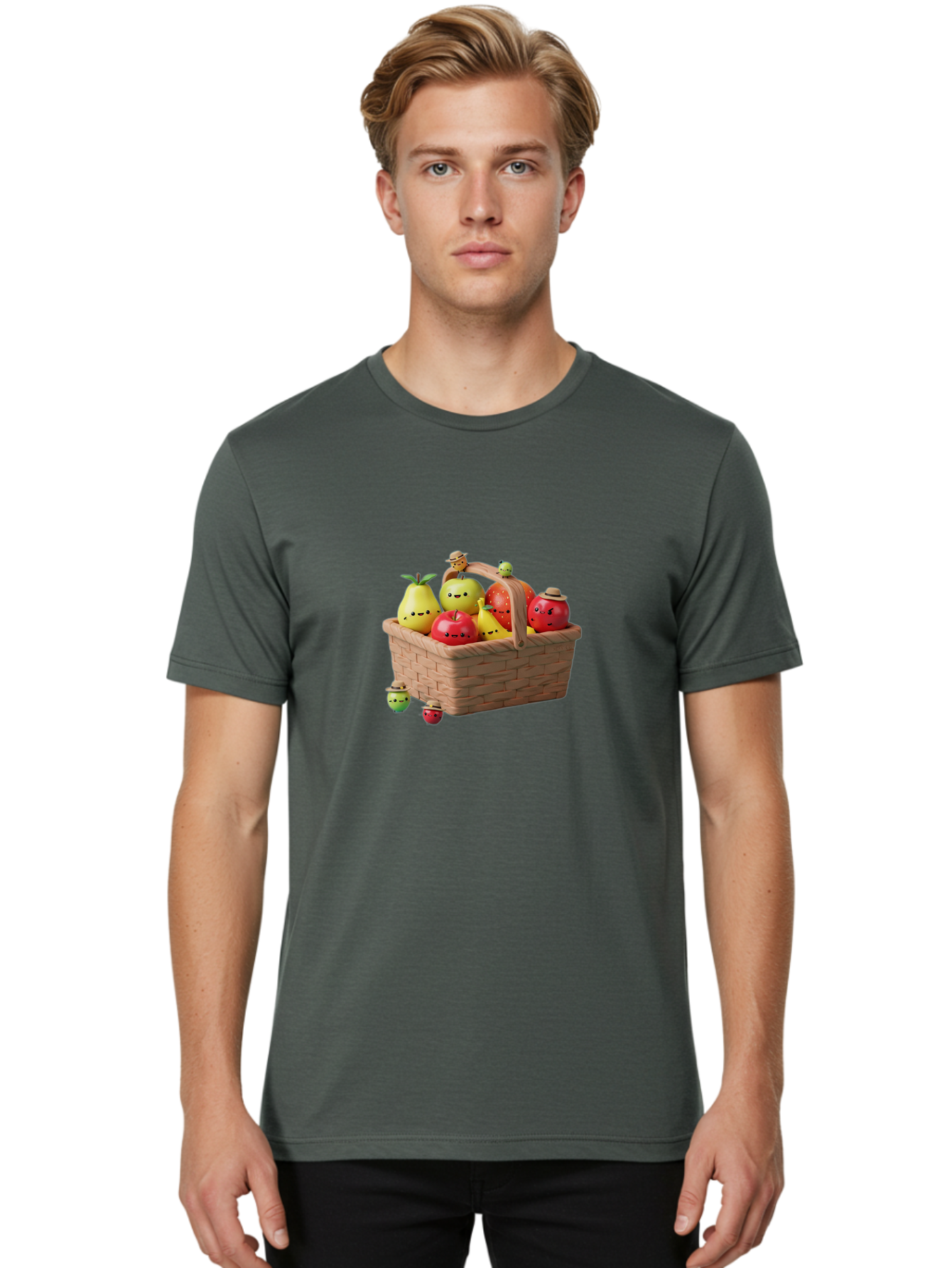 Fruit-Basket-19 Men'S Graphic Tee, 100% Cotton, Comfortable Casual Summer Wear, Machine Washable, Vintage Camera, Old Camera, Antique Camera, Black Camera, Classic Photography, Photography Equipment, Nostalgic Device, Film Camera, Camera Art Bai908