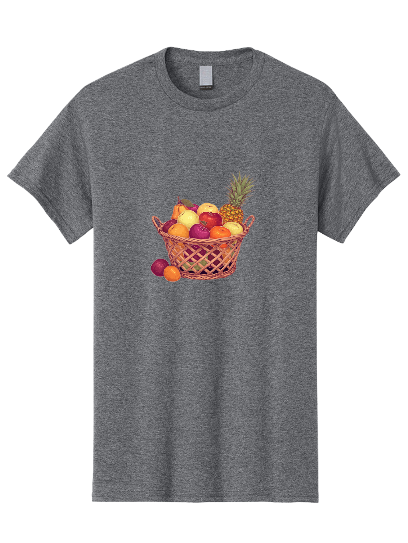 Fruit-Basket-2 Men'S Graphic Tee, 100% Cotton, Comfortable Casual Summer Wear, Machine Washable, Vintage Camera, Old Camera, Antique Camera, Black Camera, Classic Photography, Photography Equipment, Nostalgic Device, Film Camera, Camera Art Bai909