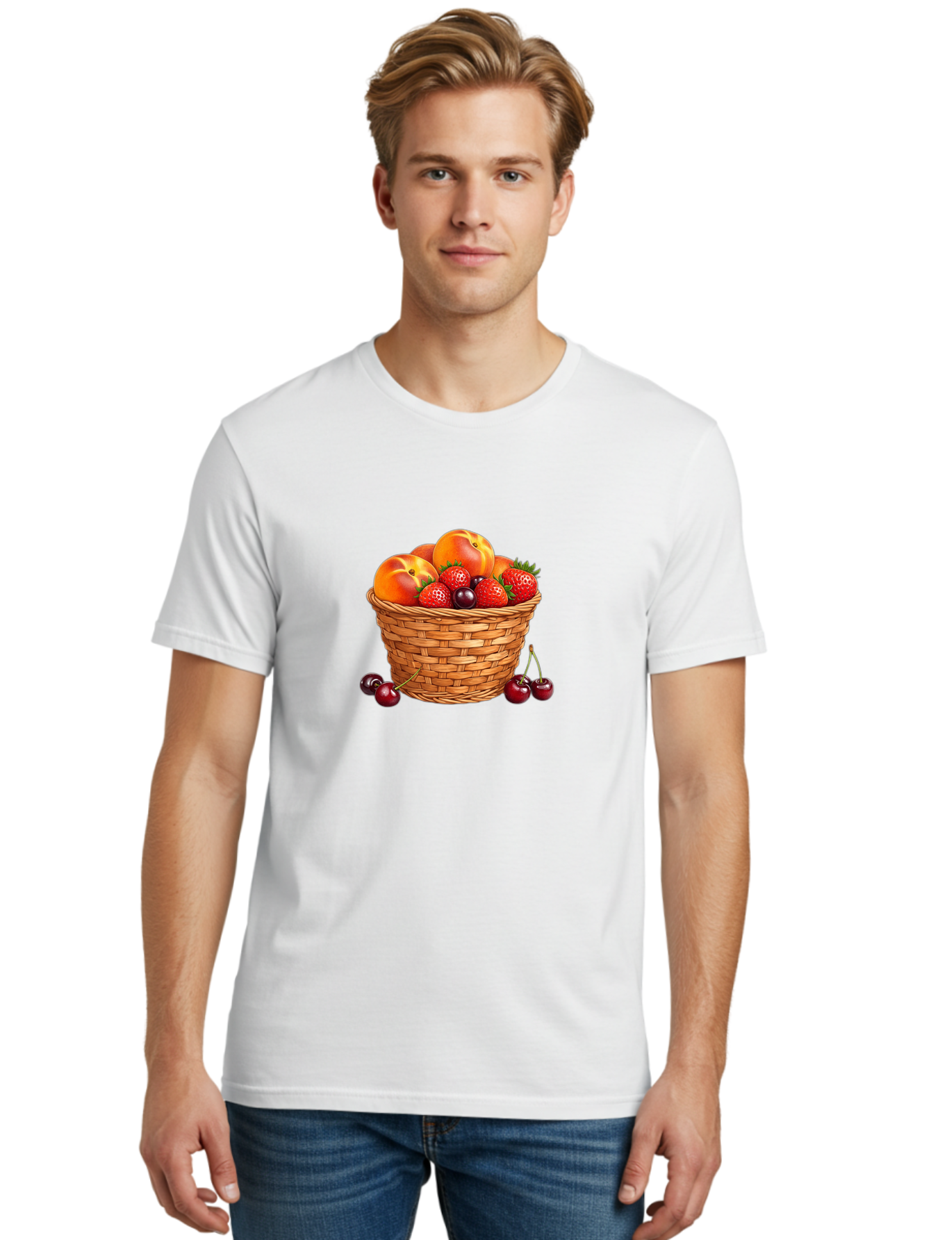 Fruit-Basket-25 Men'S Graphic Tee, 100% Cotton, Comfortable Casual Summer Wear, Machine Washable, Vintage Camera, Old Camera, Antique Camera, Black Camera, Classic Photography, Photography Equipment, Nostalgic Device, Film Camera, Camera Art Bai915