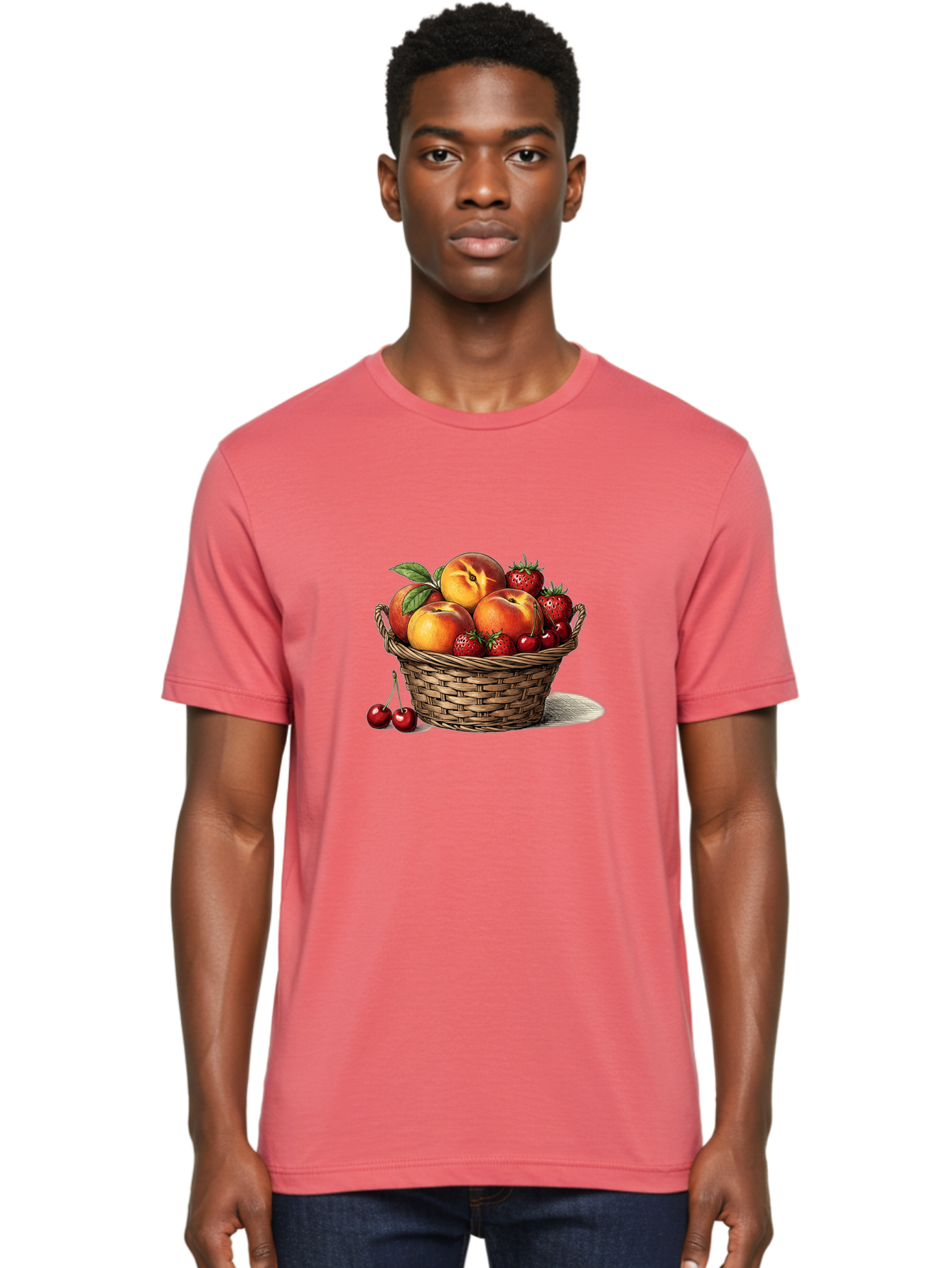 Fruit-Basket-26 Men'S Graphic Tee, 100% Cotton, Comfortable Casual Summer Wear, Machine Washable, Vintage Camera, Old Camera, Antique Camera, Black Camera, Classic Photography, Photography Equipment, Nostalgic Device, Film Camera, Camera Art Bai916