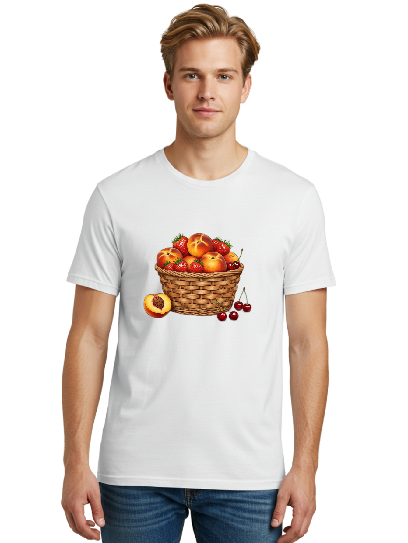 Fruit-Basket-28 Men'S Graphic Tee, 100% Cotton, Comfortable Casual Summer Wear, Machine Washable, Vintage Camera, Old Camera, Antique Camera, Black Camera, Classic Photography, Photography Equipment, Nostalgic Device, Film Camera, Camera Art Bai918
