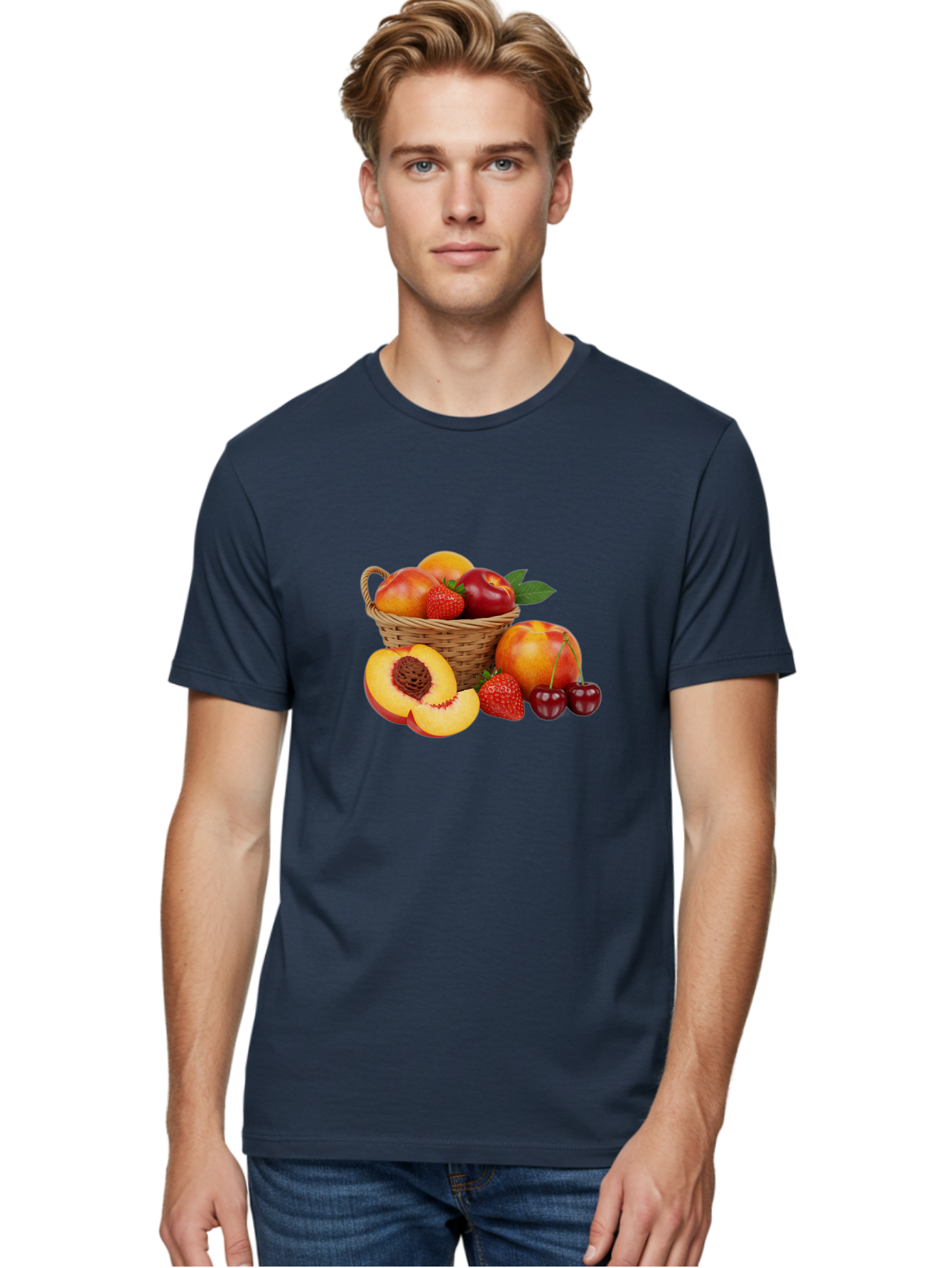 Fruit-Basket-30 Men'S Graphic Tee, 100% Cotton, Comfortable Casual Summer Wear, Machine Washable, Vintage Camera, Old Camera, Antique Camera, Black Camera, Classic Photography, Photography Equipment, Nostalgic Device, Film Camera, Camera Art Bai921