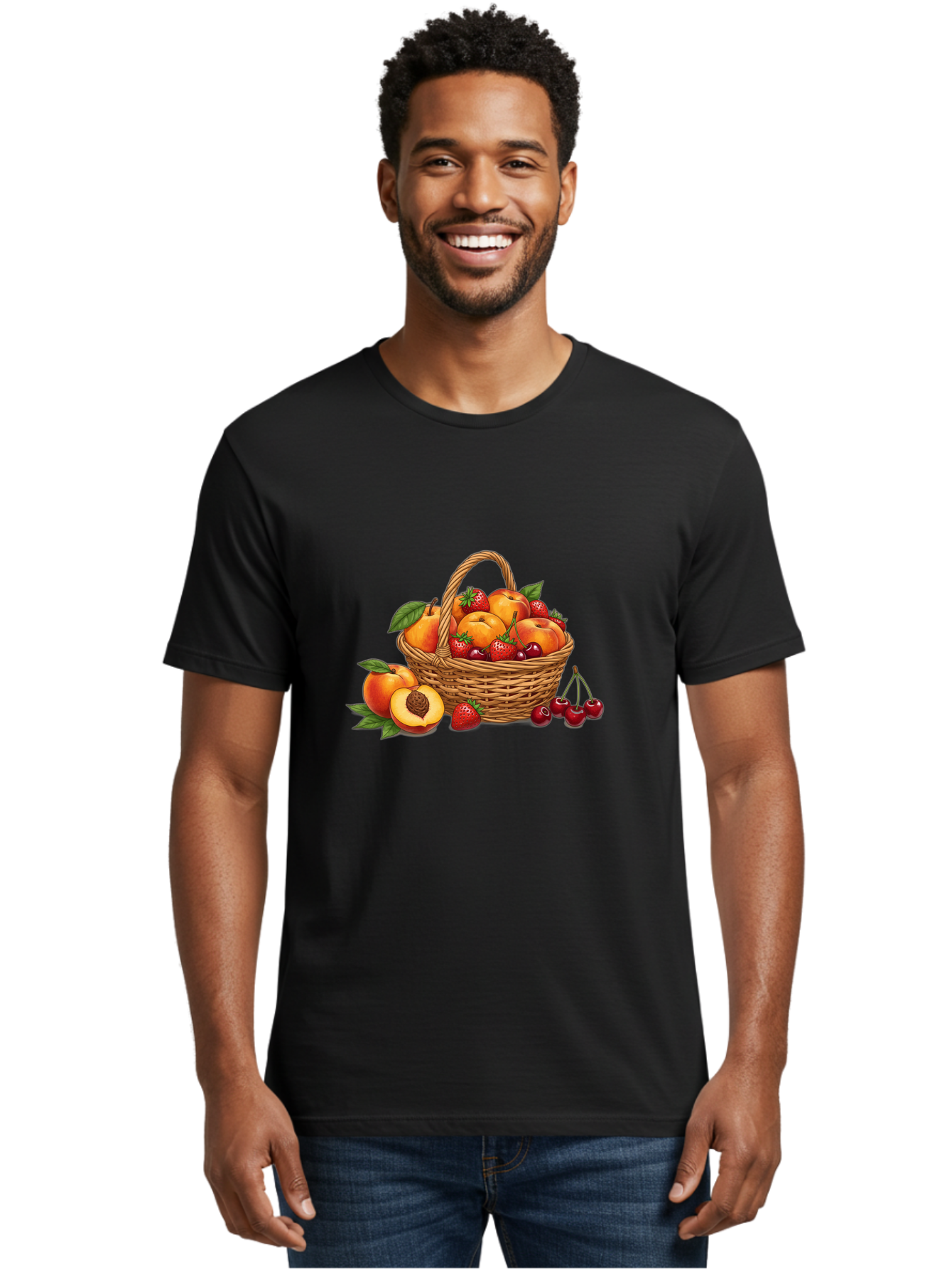 Fruit-Basket-31 Men'S Graphic Tee, 100% Cotton, Comfortable Casual Summer Wear, Machine Washable, Vintage Camera, Old Camera, Antique Camera, Black Camera, Classic Photography, Photography Equipment, Nostalgic Device, Film Camera, Camera Art Bai922