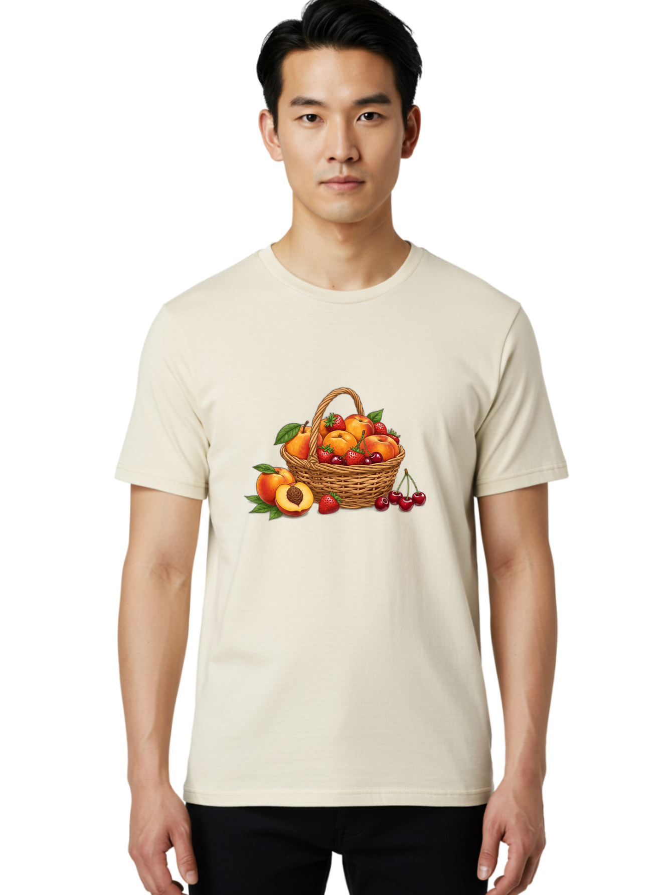 Fruit-Basket-31 Men'S Graphic Tee, 100% Cotton, Comfortable Casual Summer Wear, Machine Washable, Vintage Camera, Old Camera, Antique Camera, Black Camera, Classic Photography, Photography Equipment, Nostalgic Device, Film Camera, Camera Art Bai922