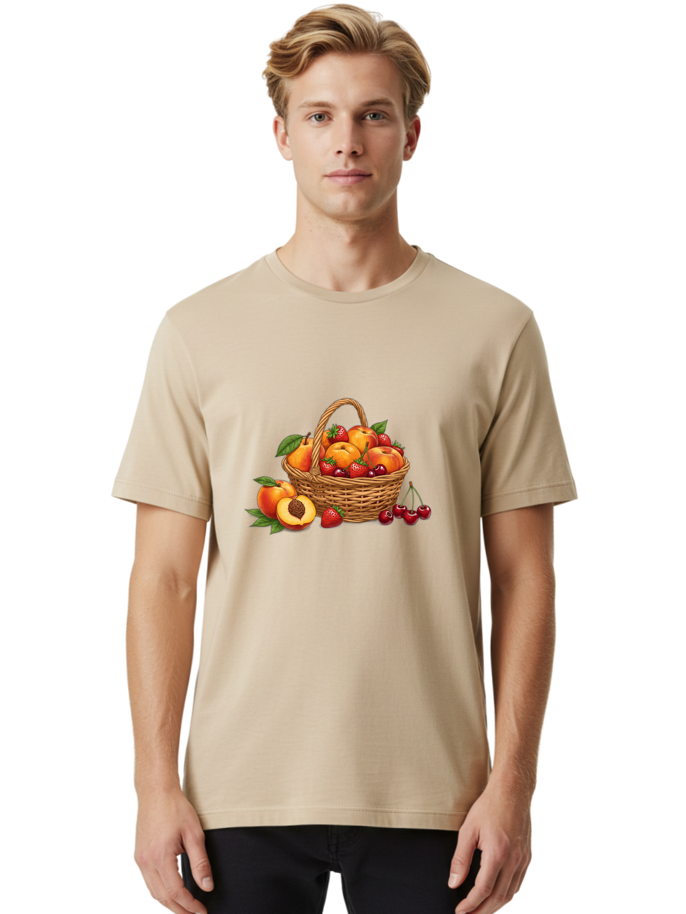 Fruit-Basket-31 Men'S Graphic Tee, 100% Cotton, Comfortable Casual Summer Wear, Machine Washable, Vintage Camera, Old Camera, Antique Camera, Black Camera, Classic Photography, Photography Equipment, Nostalgic Device, Film Camera, Camera Art Bai922