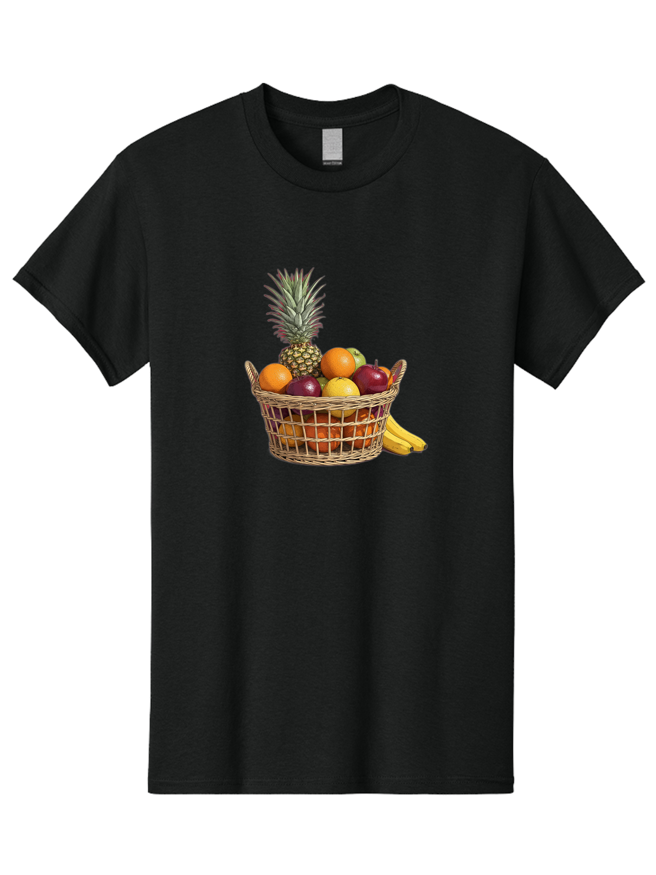 Fruit-Basket-5 Men'S Graphic Tee, 100% Cotton, Comfortable Casual Summer Wear, Machine Washable, Vintage Camera, Old Camera, Antique Camera, Black Camera, Classic Photography, Photography Equipment, Nostalgic Device, Film Camera, Camera Art Bai926