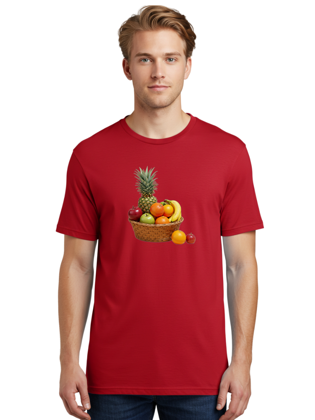 Fruit-Basket-7 Men'S Graphic Tee, 100% Cotton, Comfortable Casual Summer Wear, Machine Washable, Vintage Camera, Old Camera, Antique Camera, Black Camera, Classic Photography, Photography Equipment, Nostalgic Device, Film Camera, Camera Art Bai928