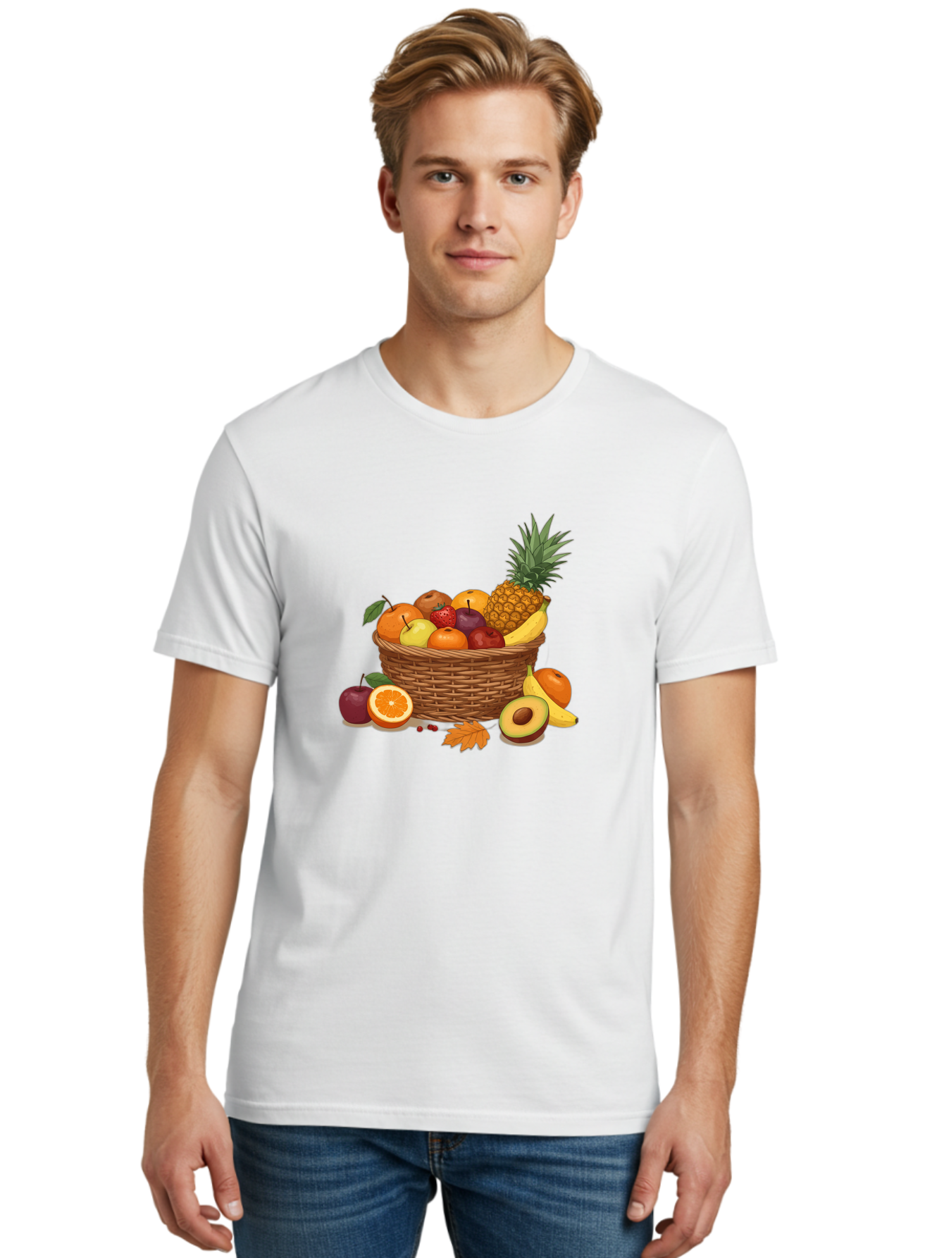 Fruit-Basket-9 Men'S Graphic Tee, 100% Cotton, Comfortable Casual Summer Wear, Machine Washable, Vintage Camera, Old Camera, Antique Camera, Black Camera, Classic Photography, Photography Equipment, Nostalgic Device, Film Camera, Camera Art Bai930