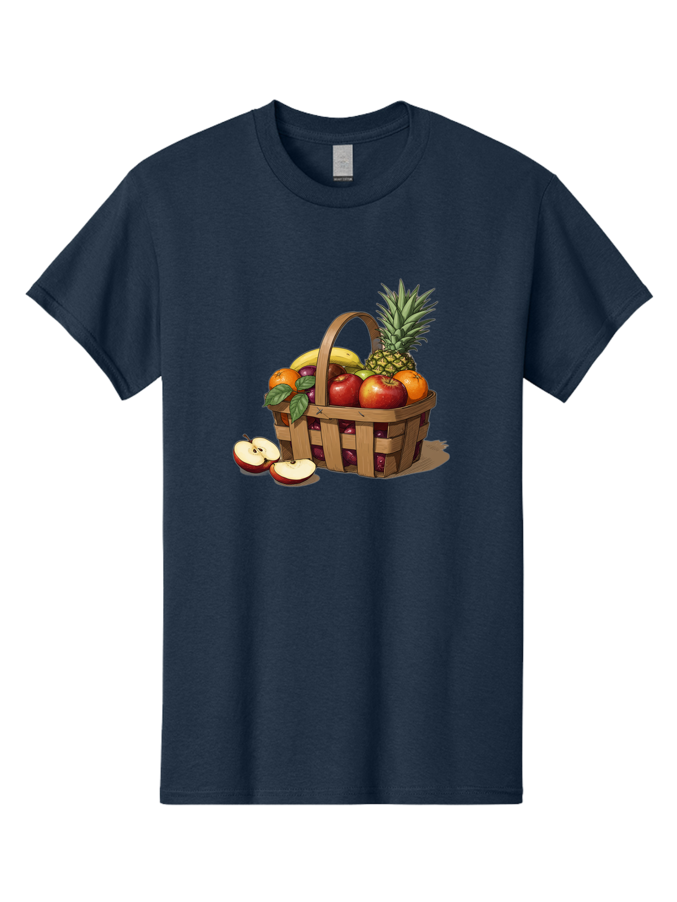 Fruit-Wicker-Basket Men'S Graphic Tee, 100% Cotton, Comfortable Casual Summer Wear, Machine Washable, Vintage Camera, Old Camera, Antique Camera, Black Camera, Classic Photography, Photography Equipment, Nostalgic Device, Film Camera, Bai935