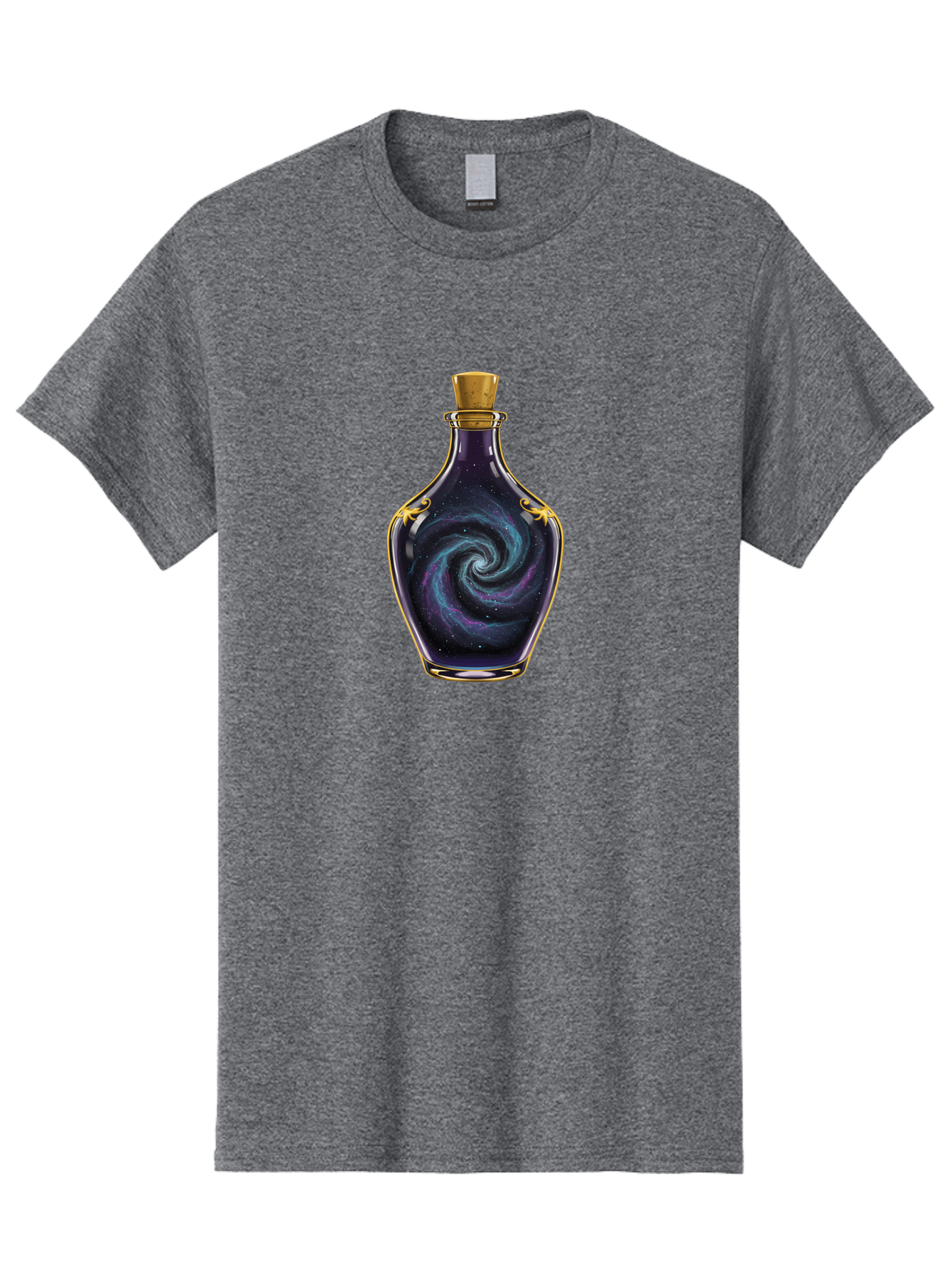 Galaxy-Bottle-1 Men'S Graphic Tee, 100% Cotton, Comfortable Casual Summer Wear, Machine Washable, Vintage Camera, Old Camera, Antique Camera, Black Camera, Classic Photography, Photography Equipment, Nostalgic Device, Film Camera, Camera Art Bai939