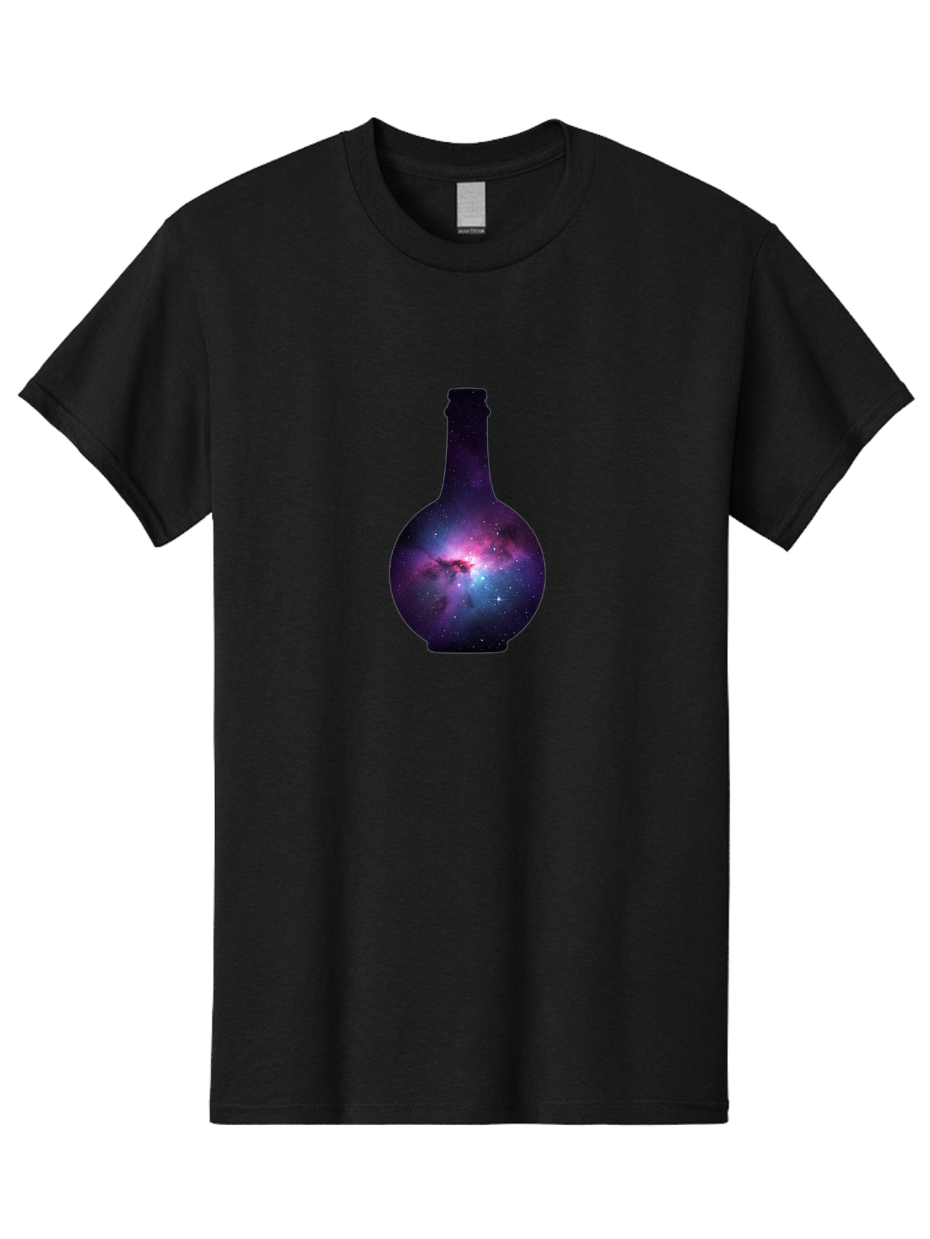 Galaxy-Bottle-11 Men'S Graphic Tee, 100% Cotton, Comfortable Casual Summer Wear, Machine Washable, Vintage Camera, Old Camera, Antique Camera, Black Camera, Classic Photography, Photography Equipment, Nostalgic Device, Film Camera, Camera Art Bai941