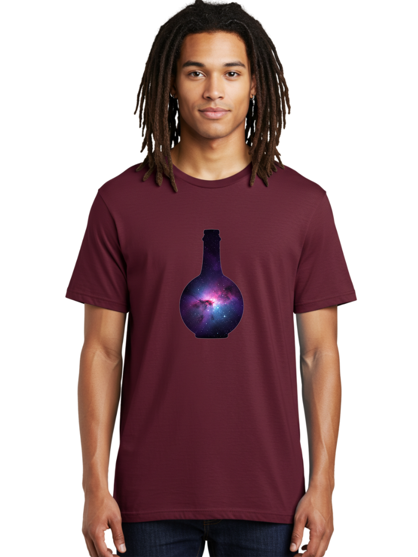 Galaxy-Bottle-11 Men'S Graphic Tee, 100% Cotton, Comfortable Casual Summer Wear, Machine Washable, Vintage Camera, Old Camera, Antique Camera, Black Camera, Classic Photography, Photography Equipment, Nostalgic Device, Film Camera, Camera Art Bai941