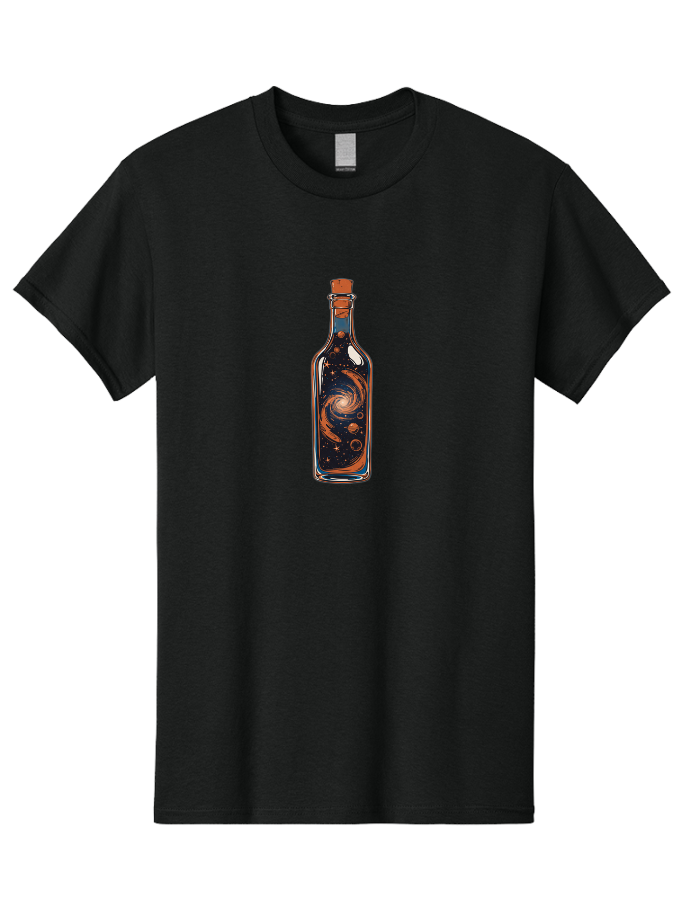 Galaxy-Bottle-14 Men'S Graphic Tee, 100% Cotton, Comfortable Casual Summer Wear, Machine Washable, Vintage Camera, Old Camera, Antique Camera, Black Camera, Classic Photography, Photography Equipment, Nostalgic Device, Film Camera, Camera Art Bai944