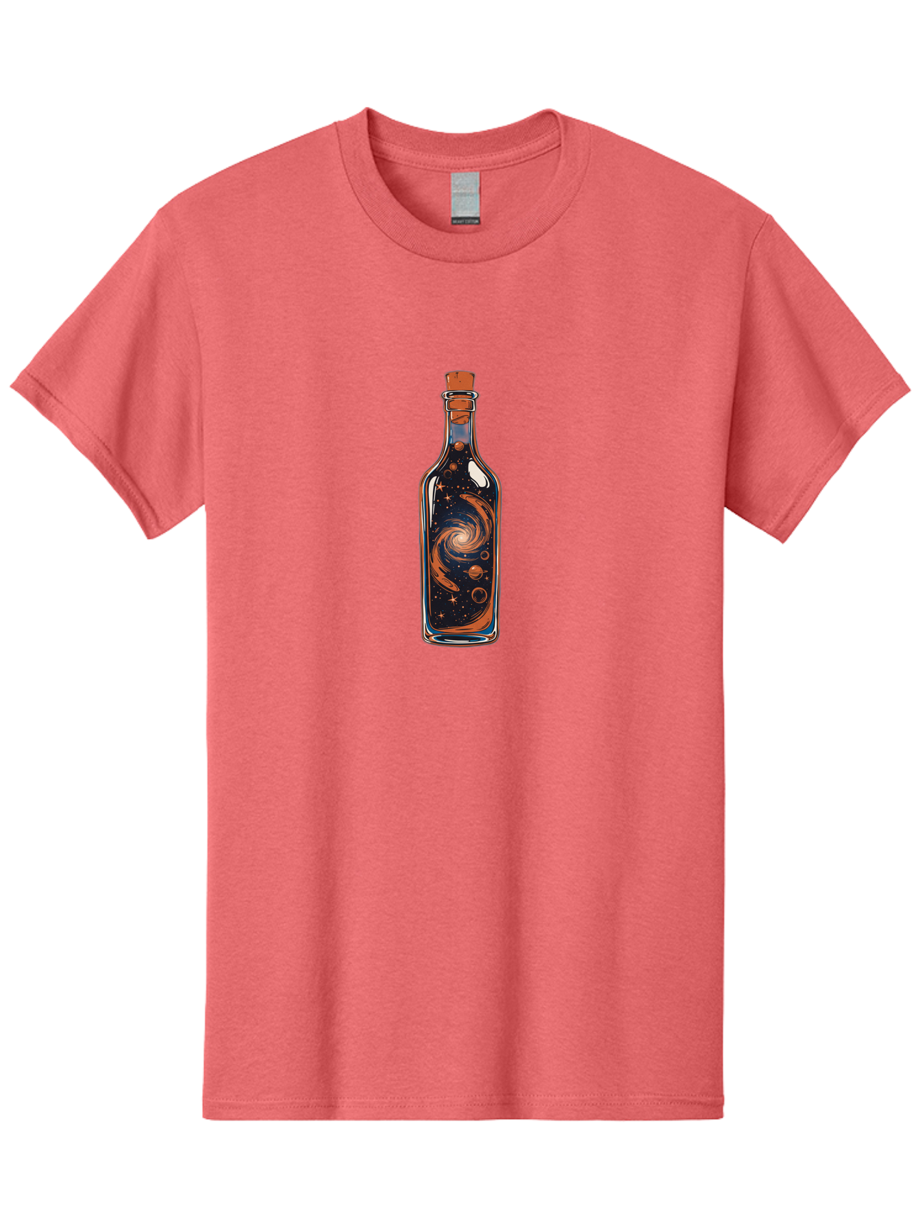 Galaxy-Bottle-14 Men'S Graphic Tee, 100% Cotton, Comfortable Casual Summer Wear, Machine Washable, Vintage Camera, Old Camera, Antique Camera, Black Camera, Classic Photography, Photography Equipment, Nostalgic Device, Film Camera, Camera Art Bai944