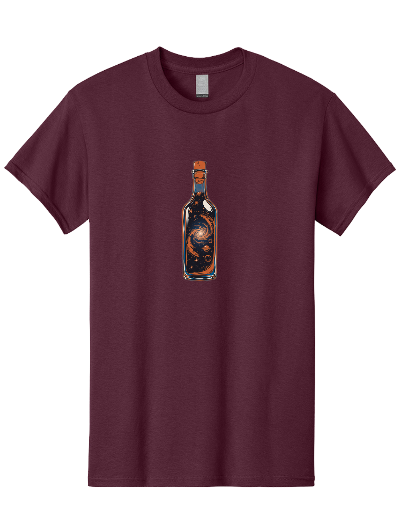 Galaxy-Bottle-14 Men'S Graphic Tee, 100% Cotton, Comfortable Casual Summer Wear, Machine Washable, Vintage Camera, Old Camera, Antique Camera, Black Camera, Classic Photography, Photography Equipment, Nostalgic Device, Film Camera, Camera Art Bai944