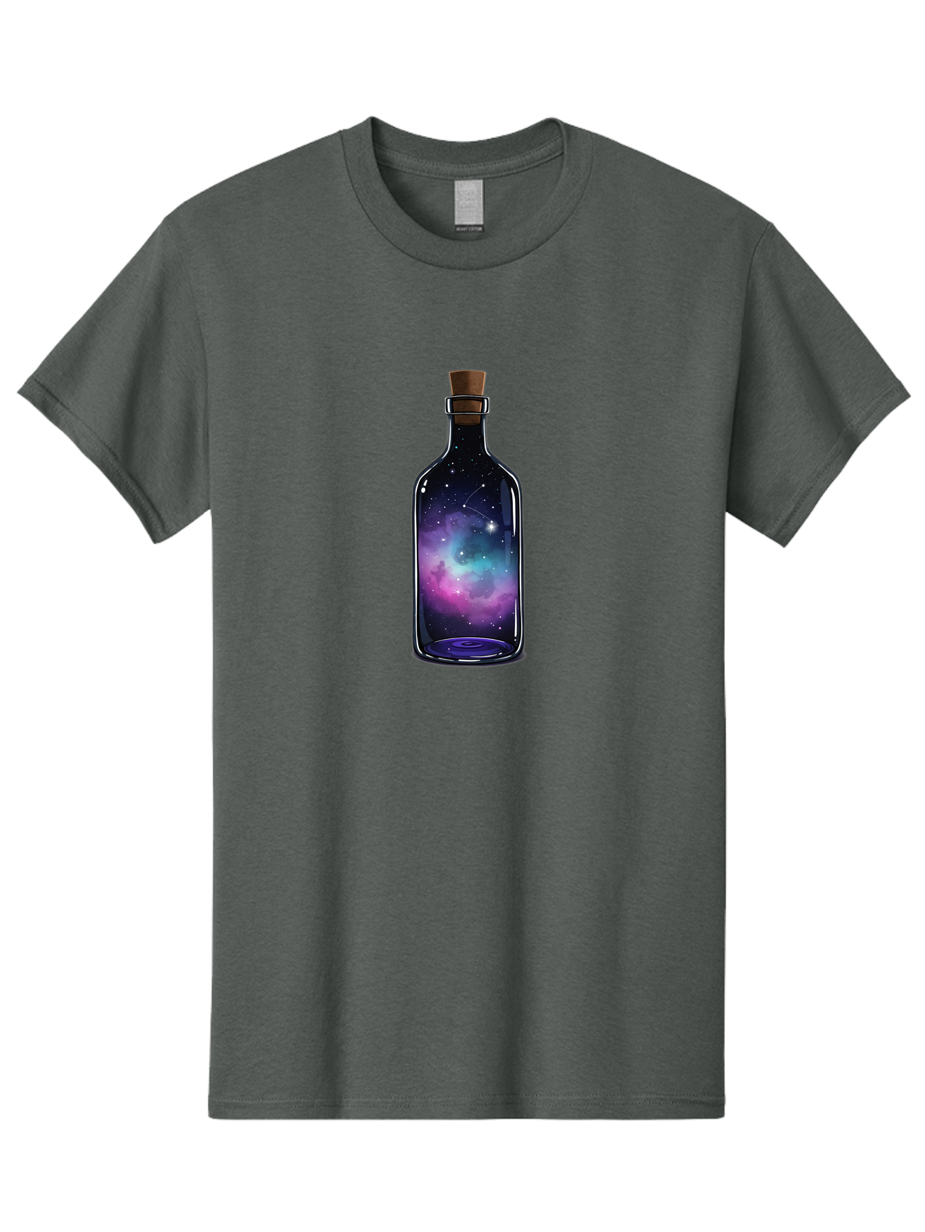 Galaxy-Bottle-3 Men'S Graphic Tee, 100% Cotton, Comfortable Casual Summer Wear, Machine Washable, Vintage Camera, Old Camera, Antique Camera, Black Camera, Classic Photography, Photography Equipment, Nostalgic Device, Film Camera, Camera Art Bai953