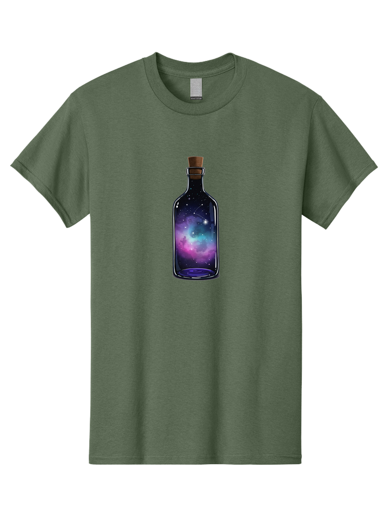 Galaxy-Bottle-3 Men'S Graphic Tee, 100% Cotton, Comfortable Casual Summer Wear, Machine Washable, Vintage Camera, Old Camera, Antique Camera, Black Camera, Classic Photography, Photography Equipment, Nostalgic Device, Film Camera, Camera Art Bai953