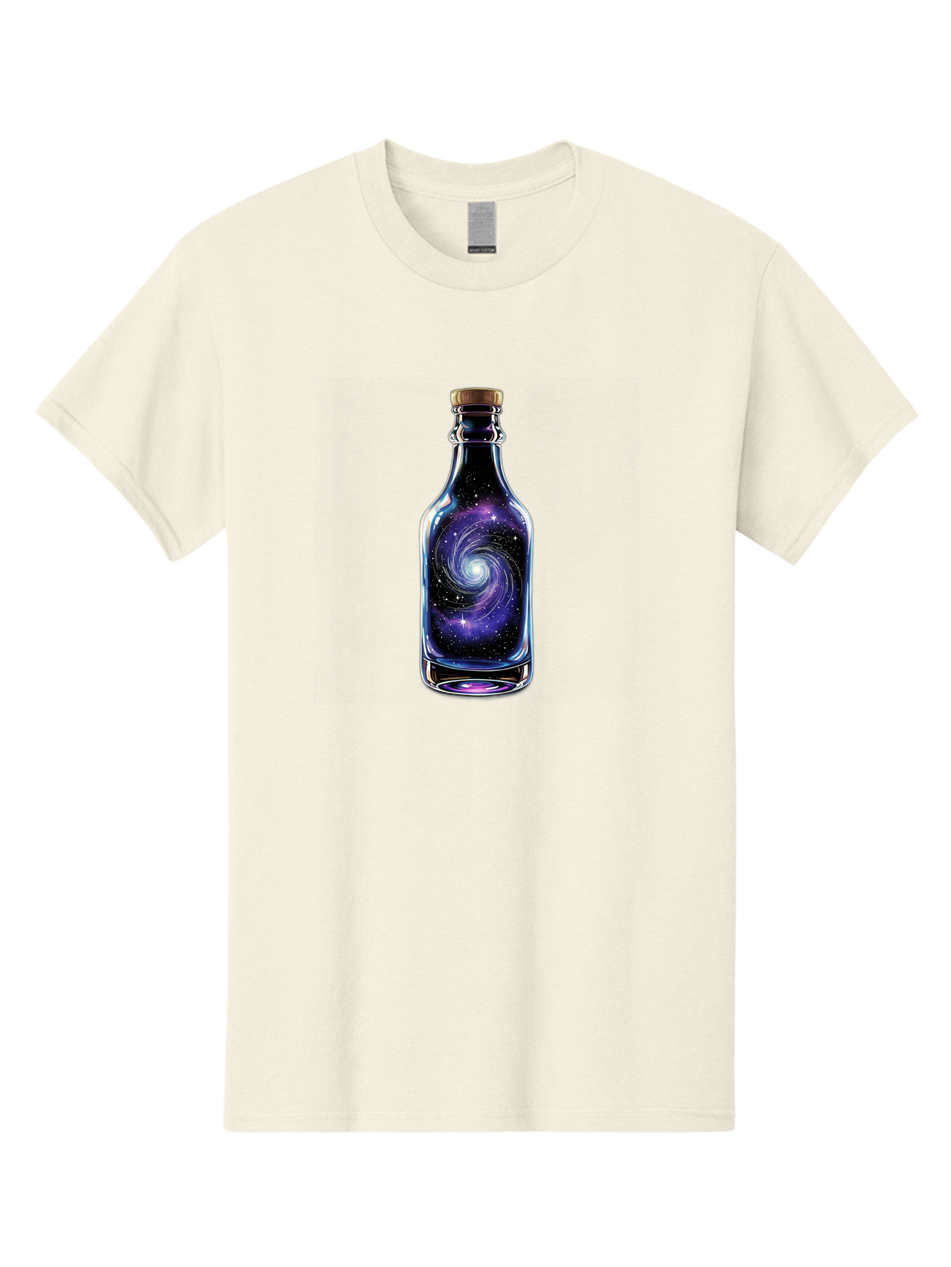 Galaxy-Bottle-6 Men'S Graphic Tee, 100% Cotton, Comfortable Casual Summer Wear, Machine Washable, Vintage Camera, Old Camera, Antique Camera, Black Camera, Classic Photography, Photography Equipment, Nostalgic Device, Film Camera, Camera Art Bai956