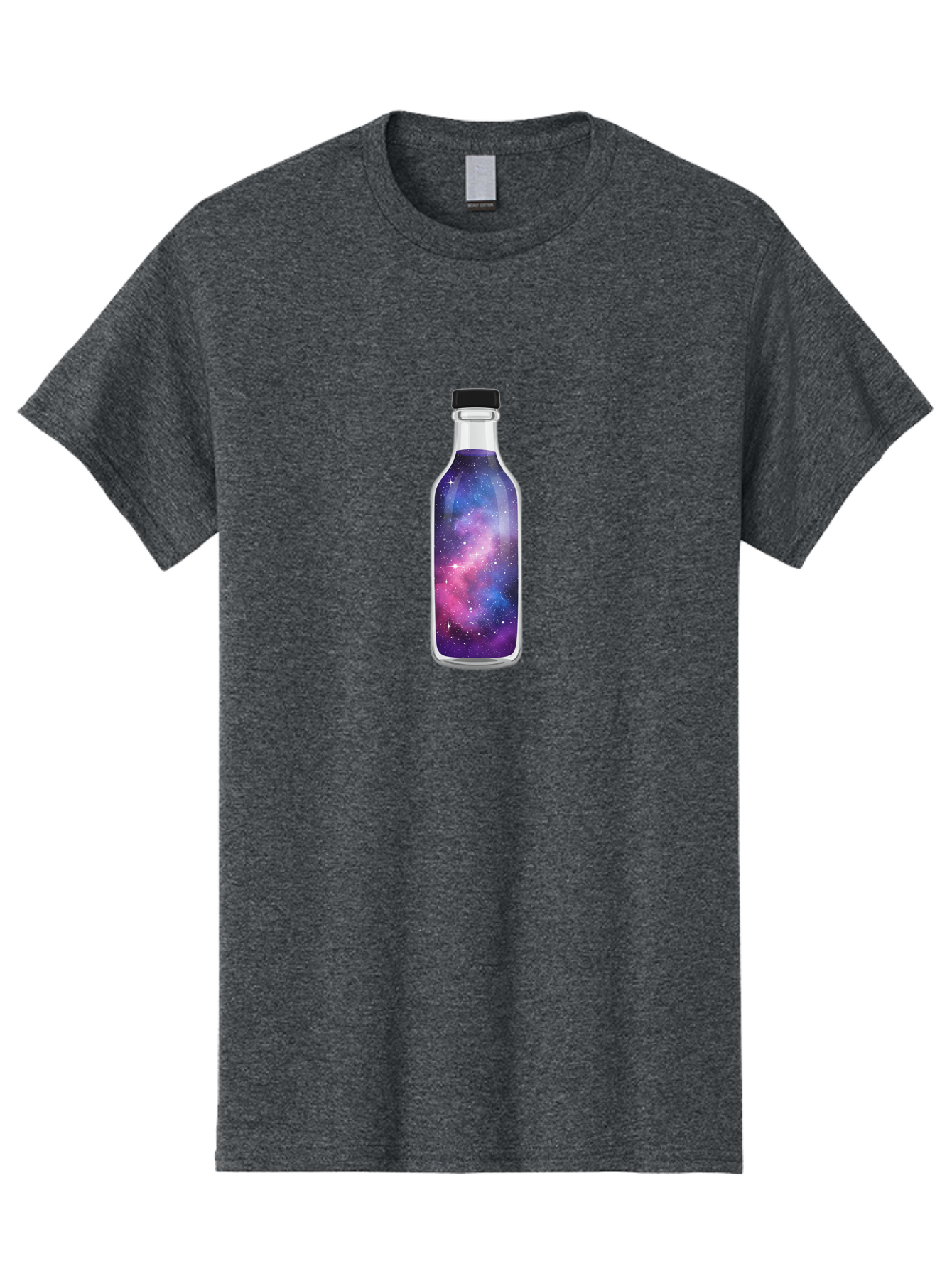 Galaxy-Bottle-7 Men'S Graphic Tee, 100% Cotton, Comfortable Casual Summer Wear, Machine Washable, Vintage Camera, Old Camera, Antique Camera, Black Camera, Classic Photography, Photography Equipment, Nostalgic Device, Film Camera, Camera Art Bai957