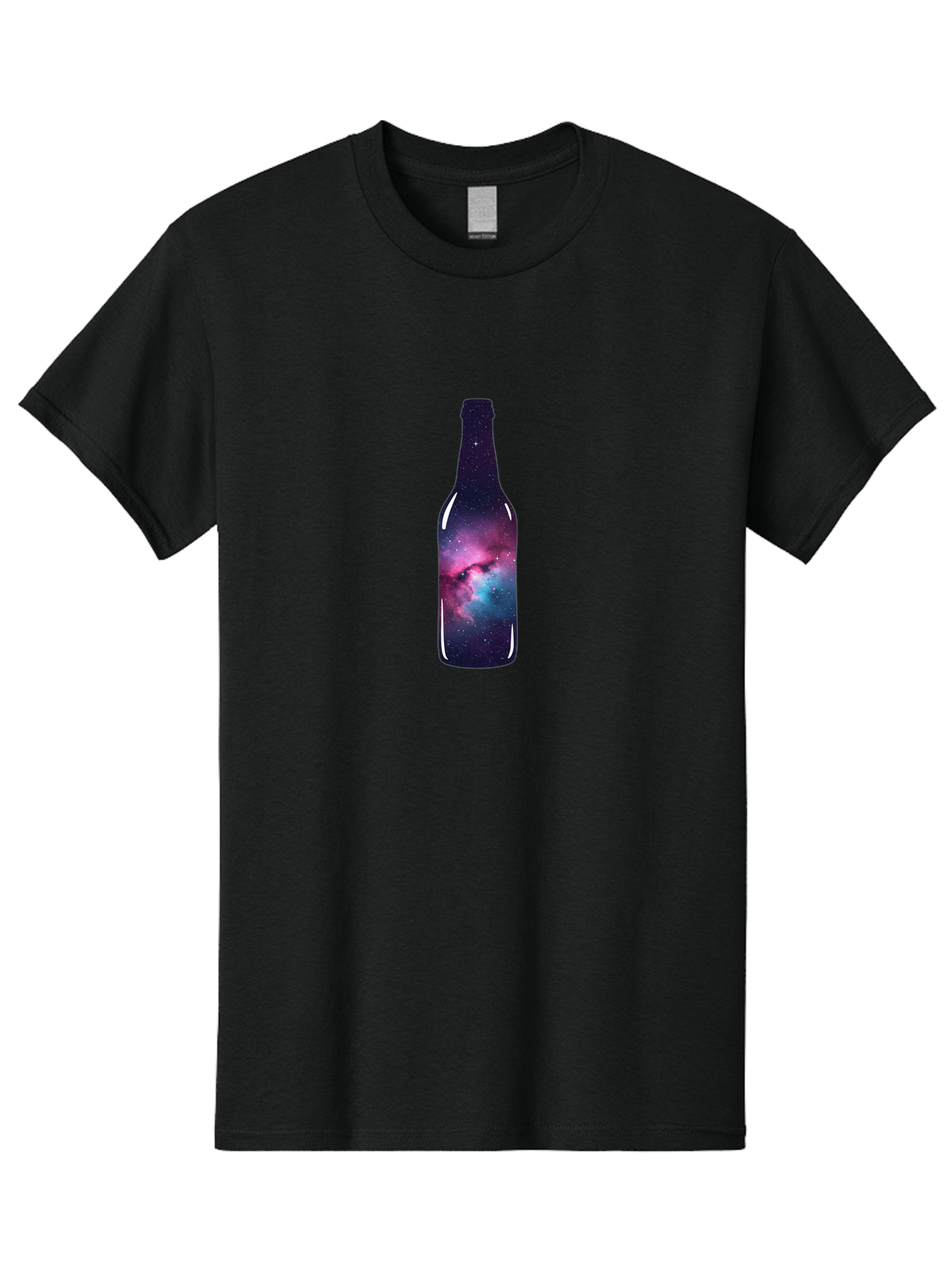 Galaxy-Bottle-8 Men'S Graphic Tee, 100% Cotton, Comfortable Casual Summer Wear, Machine Washable, Vintage Camera, Old Camera, Antique Camera, Black Camera, Classic Photography, Photography Equipment, Nostalgic Device, Film Camera, Camera Art Bai958
