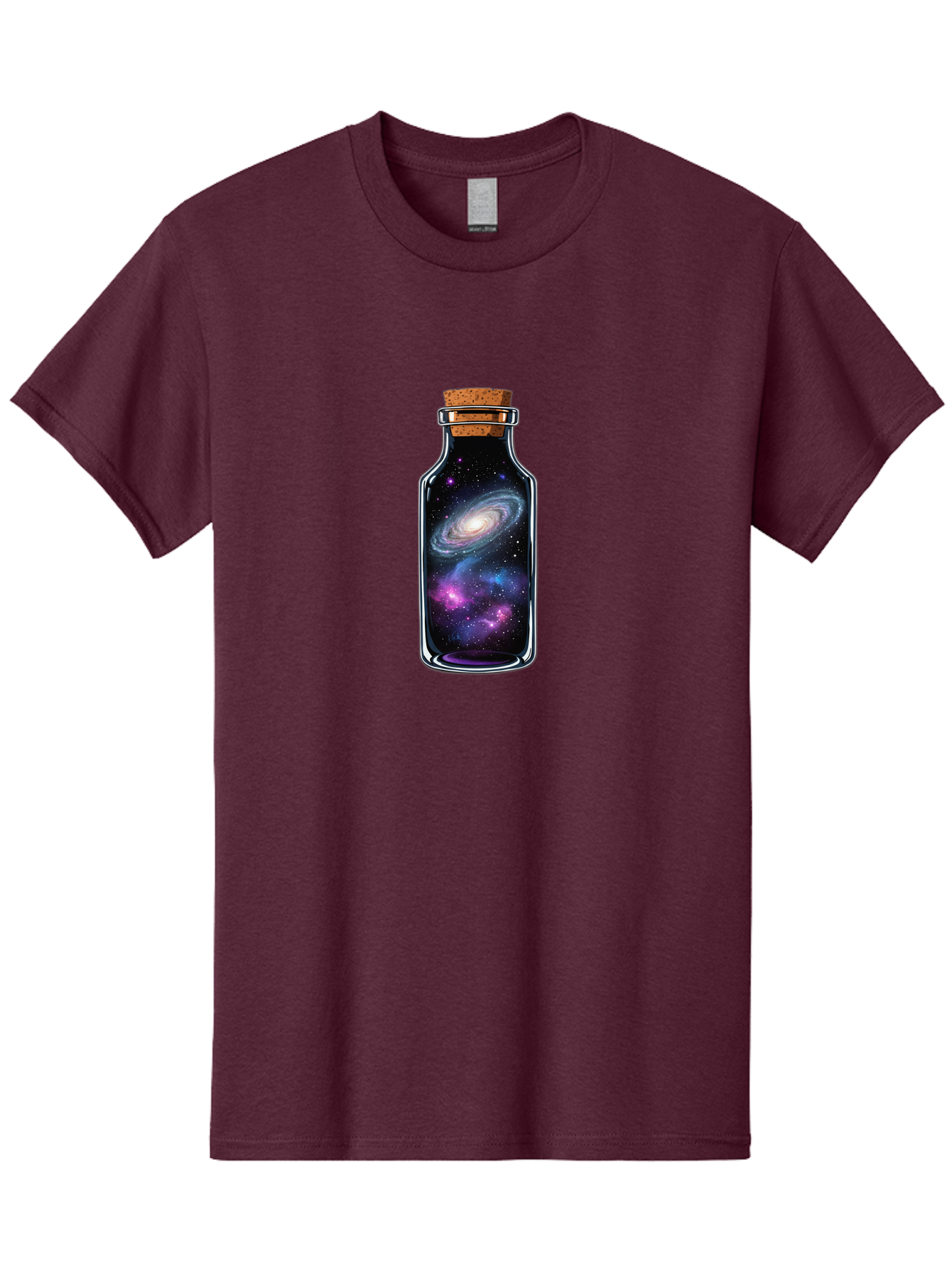 Galaxy-In-A-Bottle-2 Men'S Graphic Tee, 100% Cotton, Comfortable Casual Summer Wear, Machine Washable, Vintage Camera, Old Camera, Antique Camera, Black Camera, Classic Photography, Photography Equipment, Nostalgic Device, Film Camera, Bai974
