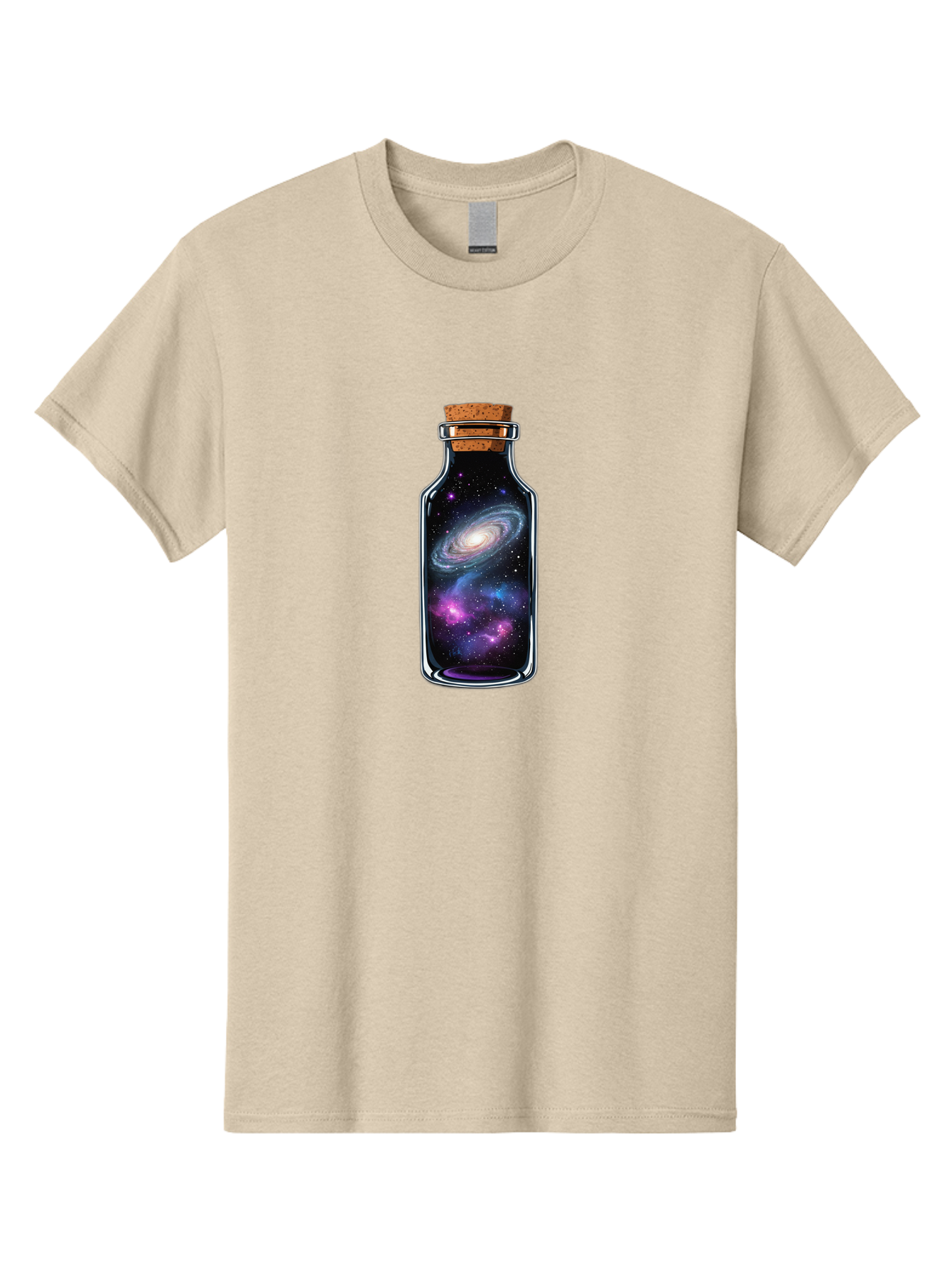 Galaxy-In-A-Bottle-2 Men'S Graphic Tee, 100% Cotton, Comfortable Casual Summer Wear, Machine Washable, Vintage Camera, Old Camera, Antique Camera, Black Camera, Classic Photography, Photography Equipment, Nostalgic Device, Film Camera, Bai974