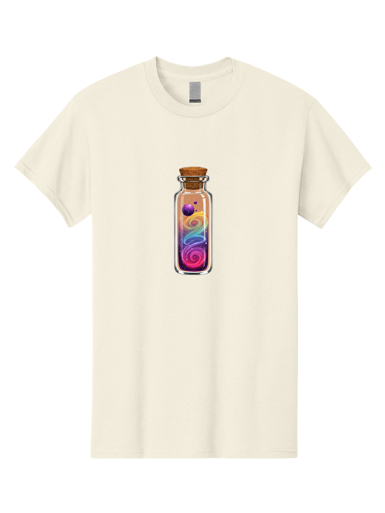 Galaxy-In-A-Bottle-3 Men'S Graphic Tee, 100% Cotton, Comfortable Casual Summer Wear, Machine Washable, Vintage Camera, Old Camera, Antique Camera, Black Camera, Classic Photography, Photography Equipment, Nostalgic Device, Film Camera, Bai985