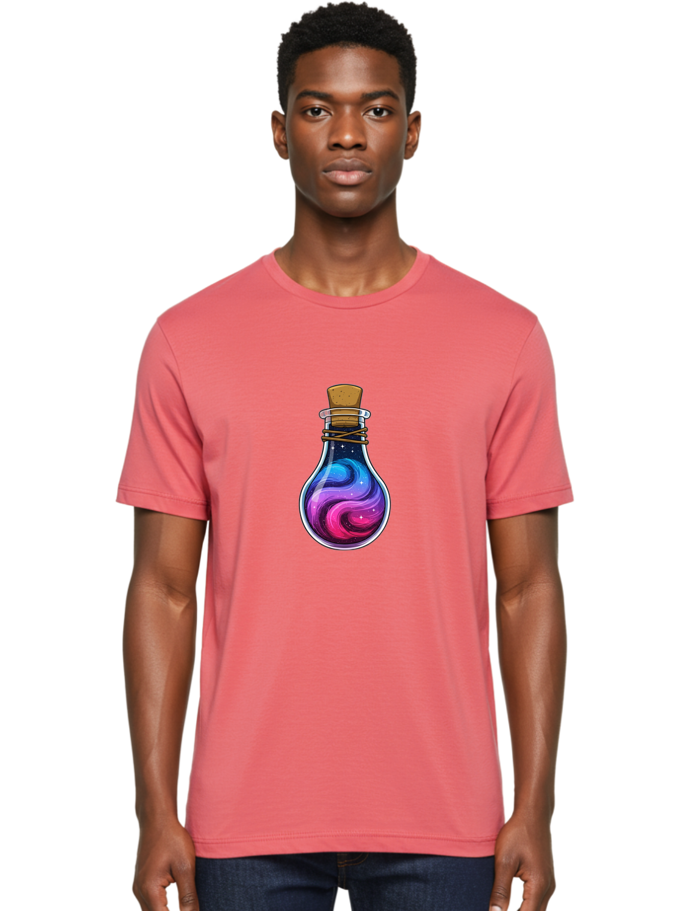 Galaxy-In-A-Bottle-35 Men'S Graphic Tee, 100% Cotton, Comfortable Casual Summer Wear, Machine Washable, Vintage Camera, Old Camera, Antique Camera, Black Camera, Classic Photography, Photography Equipment, Nostalgic Device, Film Camera, Bai991