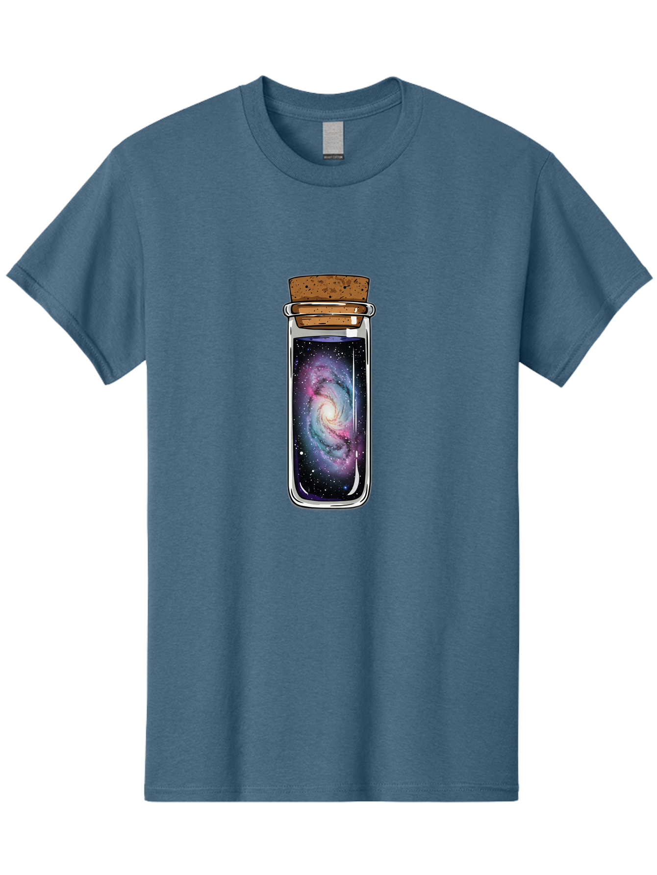 Galaxy-In-A-Jar-1 Men'S Graphic Tee, 100% Cotton, Comfortable Casual Summer Wear, Machine Washable, Vintage Camera, Old Camera, Antique Camera, Black Camera, Classic Photography, Photography Equipment, Nostalgic Device, Film Camera, Camera Art Baj014