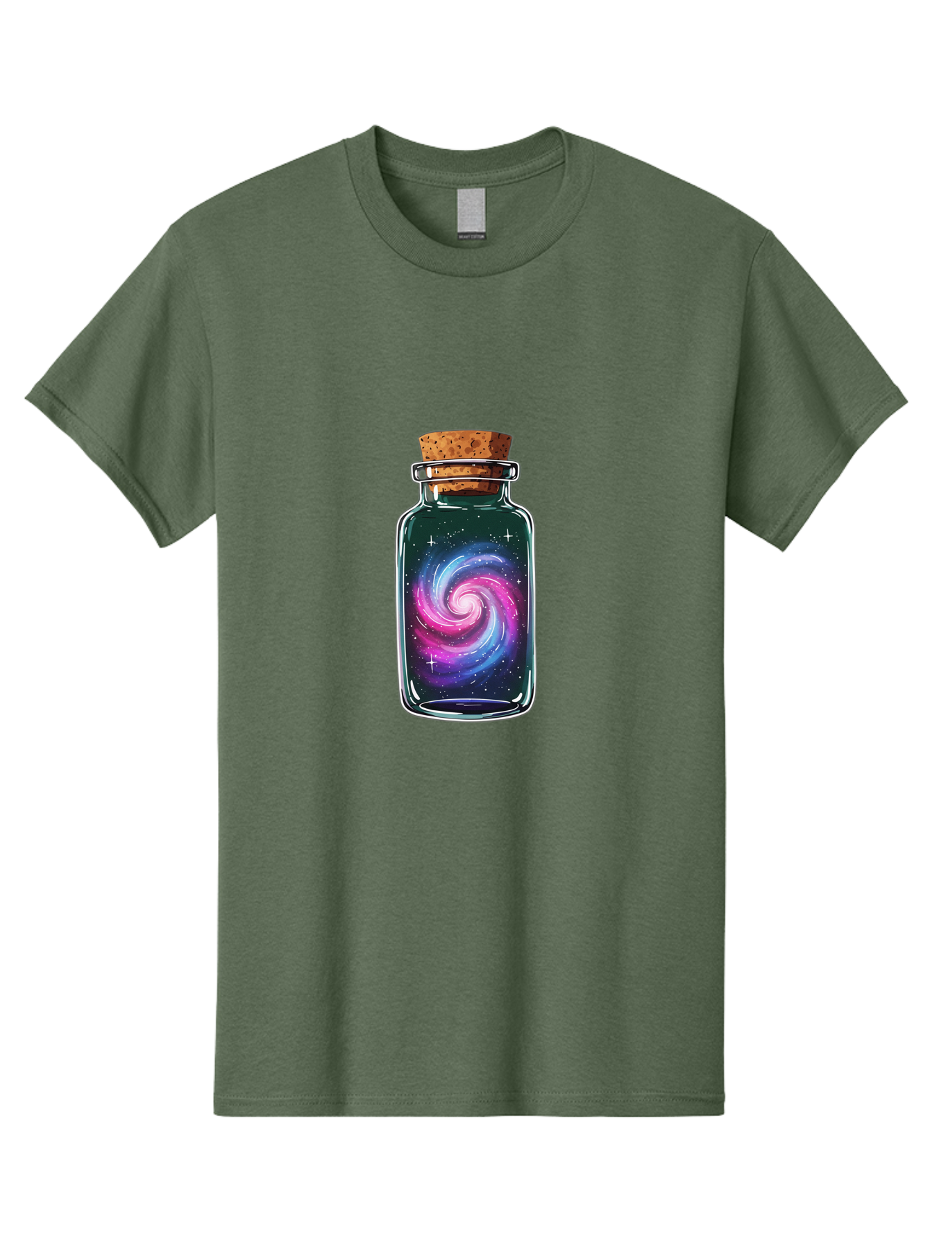 Galaxy-In-A-Jar-2 Men'S Graphic Tee, 100% Cotton, Comfortable Casual Summer Wear, Machine Washable, Vintage Camera, Old Camera, Antique Camera, Black Camera, Classic Photography, Photography Equipment, Nostalgic Device, Film Camera, Camera Art Baj015