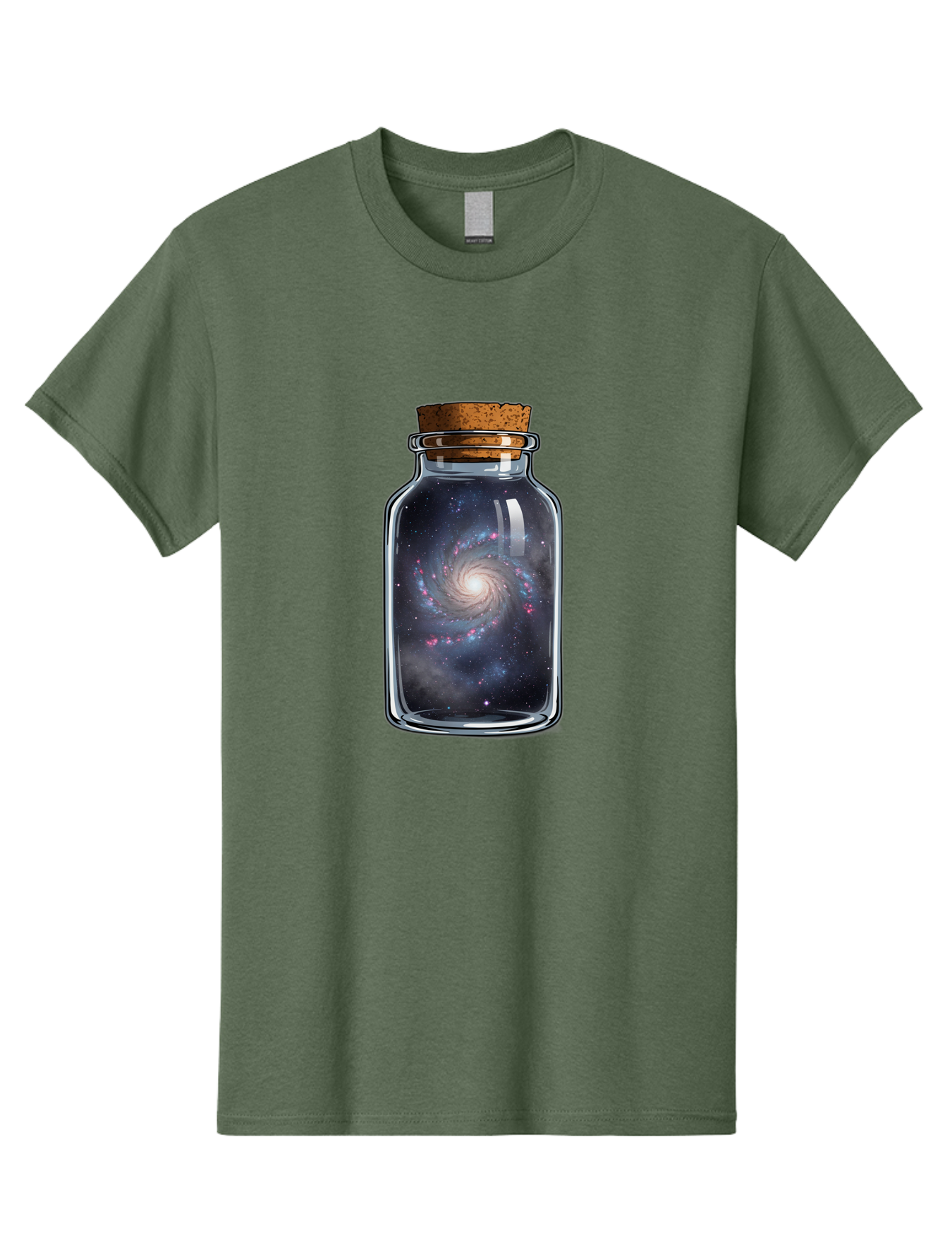 Galaxy-In-A-Jar-5 Men'S Graphic Tee, 100% Cotton, Comfortable Casual Summer Wear, Machine Washable, Vintage Camera, Old Camera, Antique Camera, Black Camera, Classic Photography, Photography Equipment, Nostalgic Device, Film Camera, Camera Art Baj018