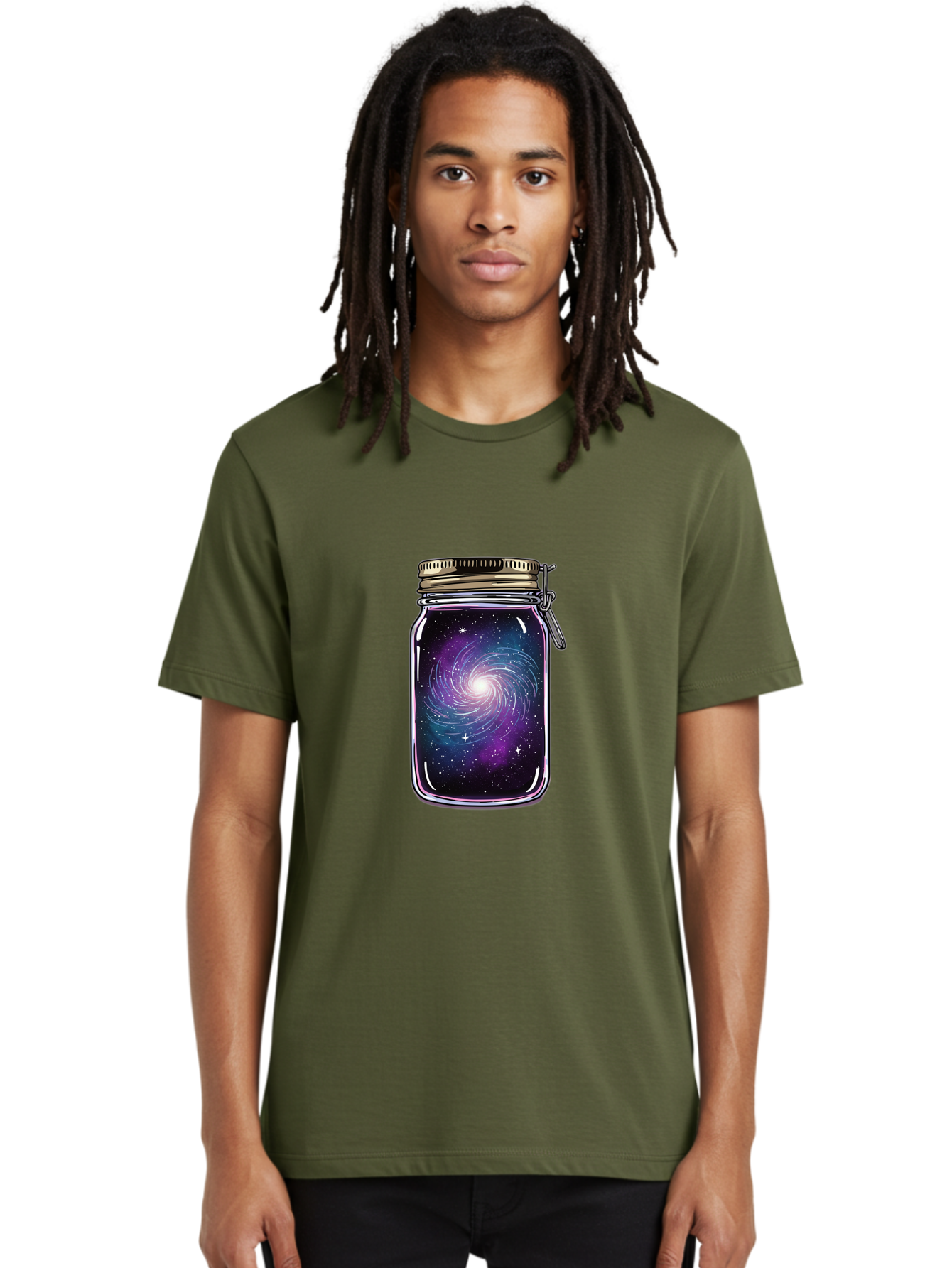 Galaxy-In-A-Jar Men'S Graphic Tee, 100% Cotton, Comfortable Casual Summer Wear, Machine Washable, Vintage Camera, Old Camera, Antique Camera, Black Camera, Classic Photography, Photography Equipment, Nostalgic Device, Film Camera, Camera Art Baj019