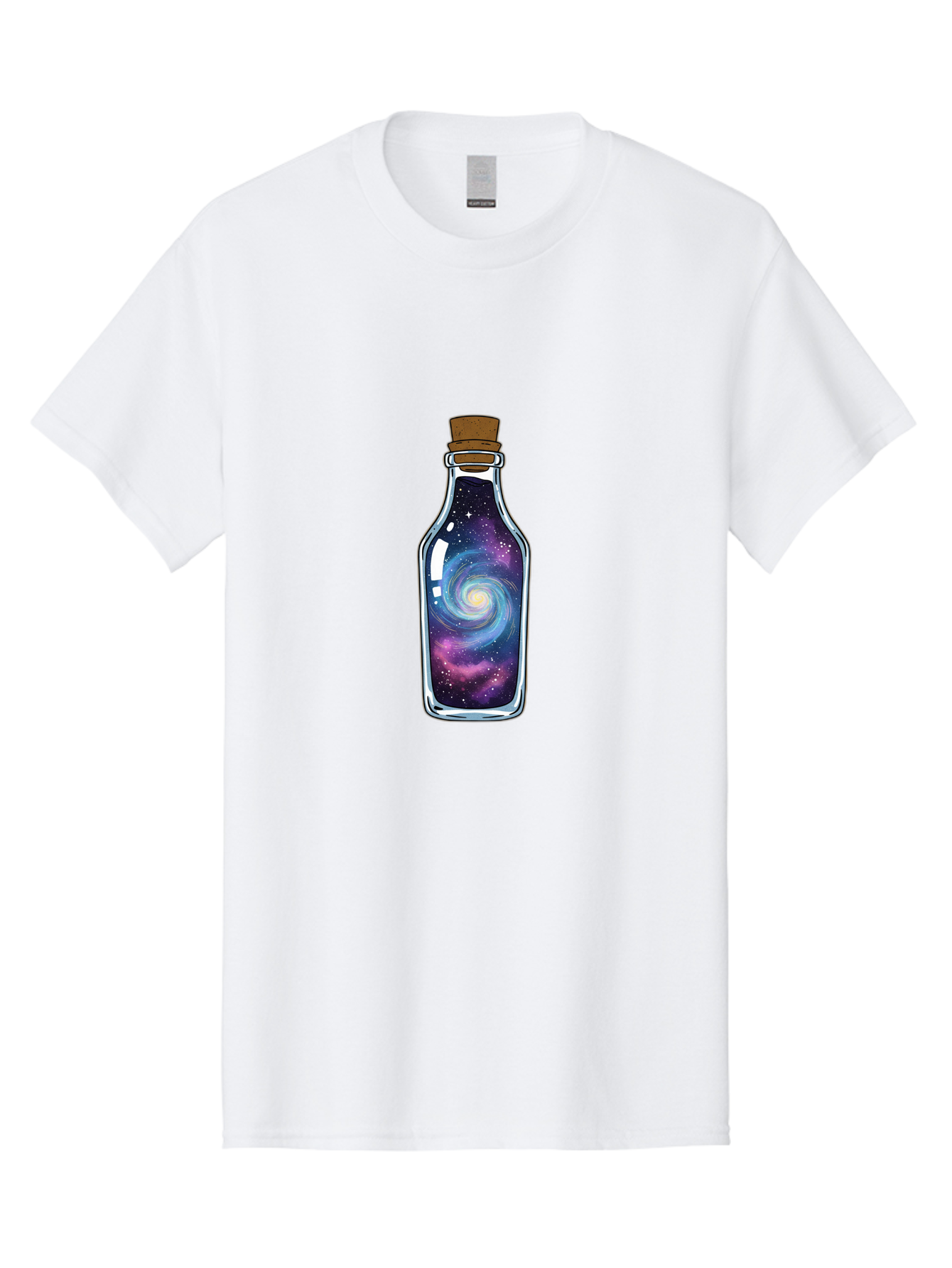 Galaxy-In-Bottle-10 Men'S Graphic Tee, 100% Cotton, Comfortable Casual Summer Wear, Machine Washable, Vintage Camera, Old Camera, Antique Camera, Black Camera, Classic Photography, Photography Equipment, Nostalgic Device, Film Camera, Baj021