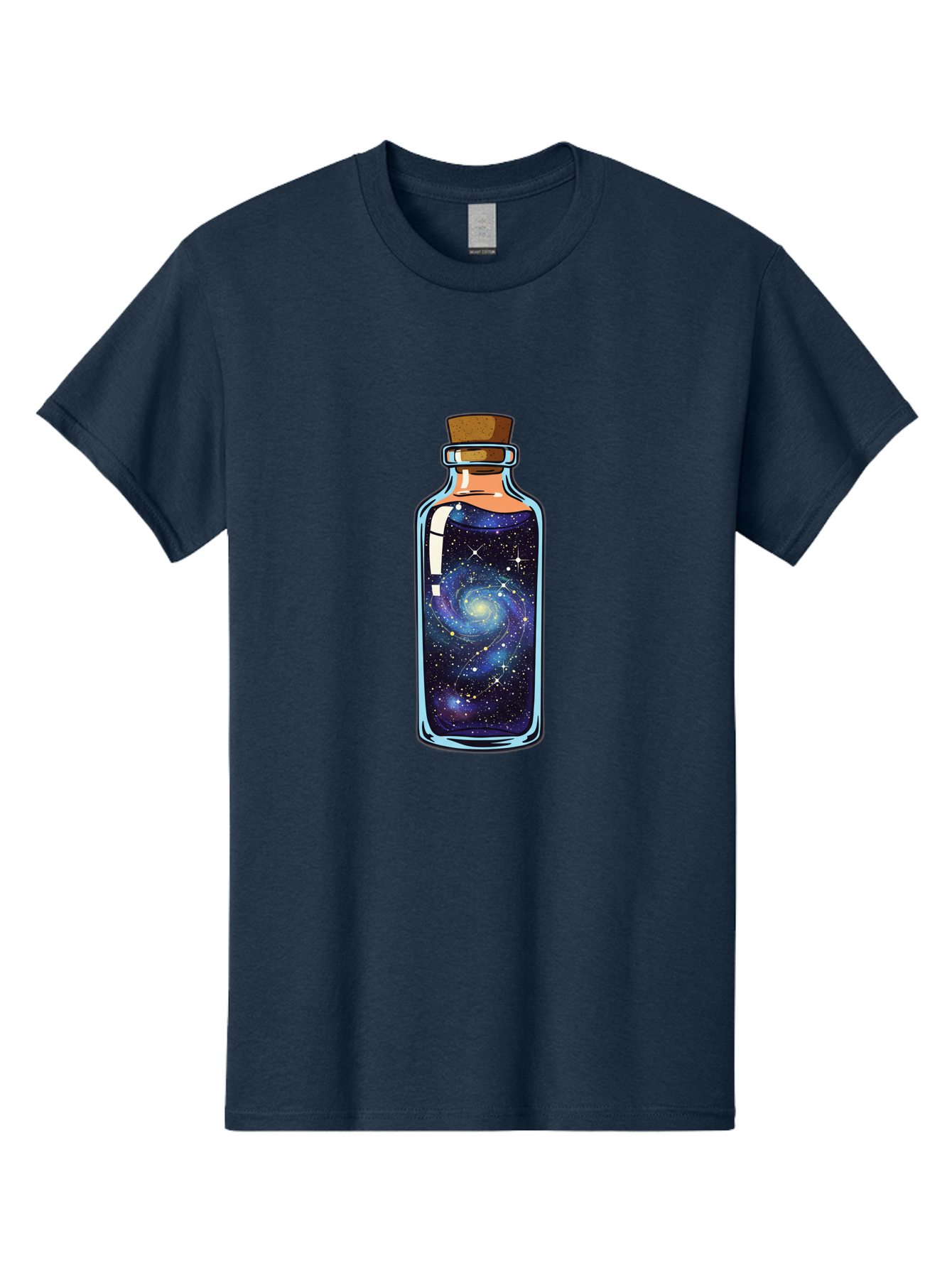 Galaxy-In-Bottle-11 Men'S Graphic Tee, 100% Cotton, Comfortable Casual Summer Wear, Machine Washable, Vintage Camera, Old Camera, Antique Camera, Black Camera, Classic Photography, Photography Equipment, Nostalgic Device, Film Camera, Baj022