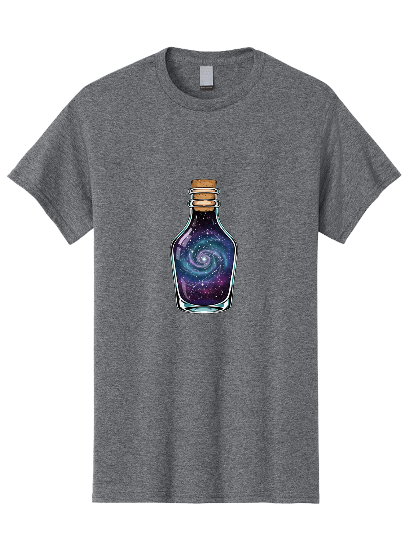 Galaxy-In-Bottle-12 Men'S Graphic Tee, 100% Cotton, Comfortable Casual Summer Wear, Machine Washable, Vintage Camera, Old Camera, Antique Camera, Black Camera, Classic Photography, Photography Equipment, Nostalgic Device, Film Camera, Baj023