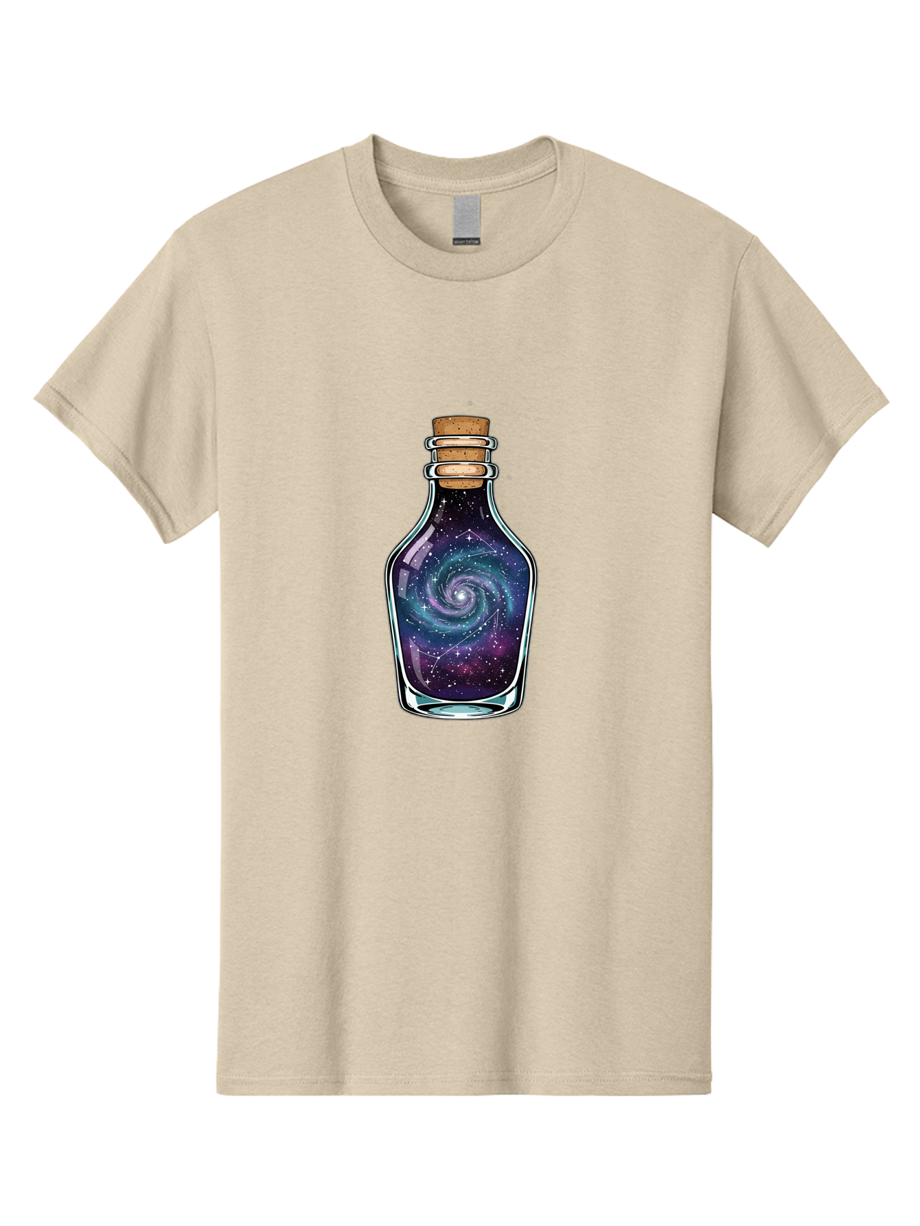 Galaxy-In-Bottle-12 Men'S Graphic Tee, 100% Cotton, Comfortable Casual Summer Wear, Machine Washable, Vintage Camera, Old Camera, Antique Camera, Black Camera, Classic Photography, Photography Equipment, Nostalgic Device, Film Camera, Baj023