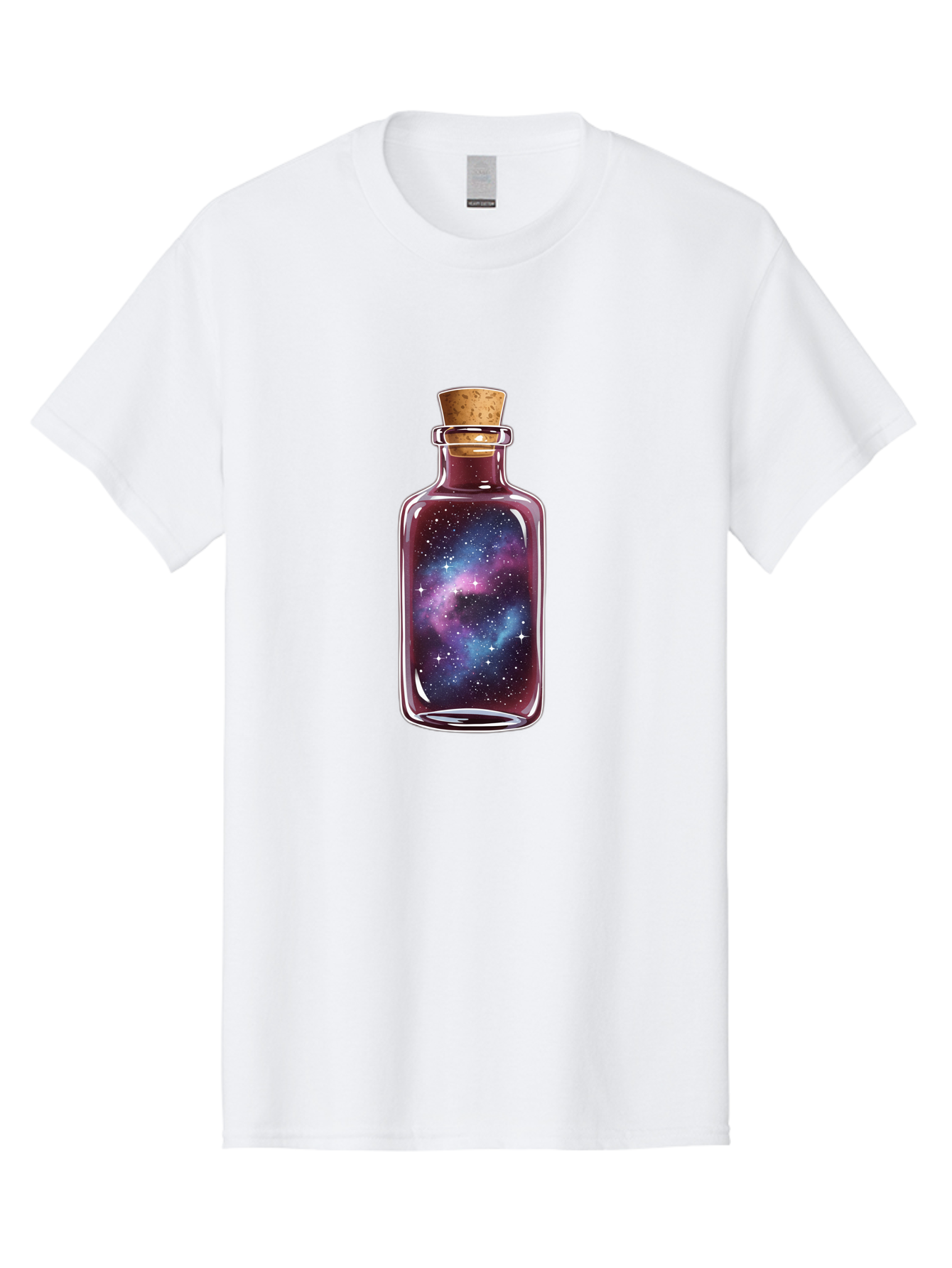 Galaxy-In-Bottle-14 Men'S Graphic Tee, 100% Cotton, Comfortable Casual Summer Wear, Machine Washable, Vintage Camera, Old Camera, Antique Camera, Black Camera, Classic Photography, Photography Equipment, Nostalgic Device, Film Camera, Baj025