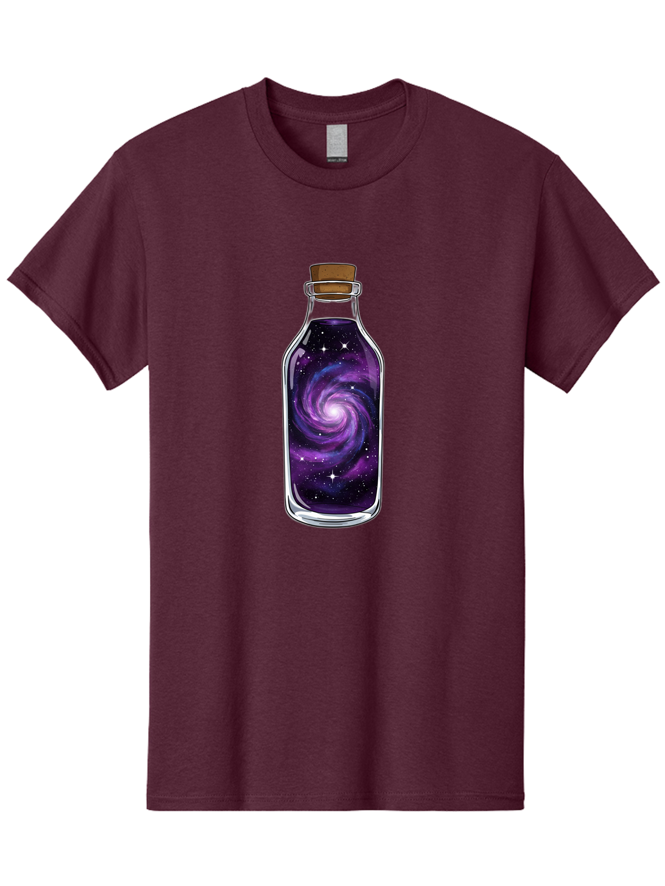 Galaxy-In-Bottle-16 Men'S Graphic Tee, 100% Cotton, Comfortable Casual Summer Wear, Machine Washable, Vintage Camera, Old Camera, Antique Camera, Black Camera, Classic Photography, Photography Equipment, Nostalgic Device, Film Camera, Baj027